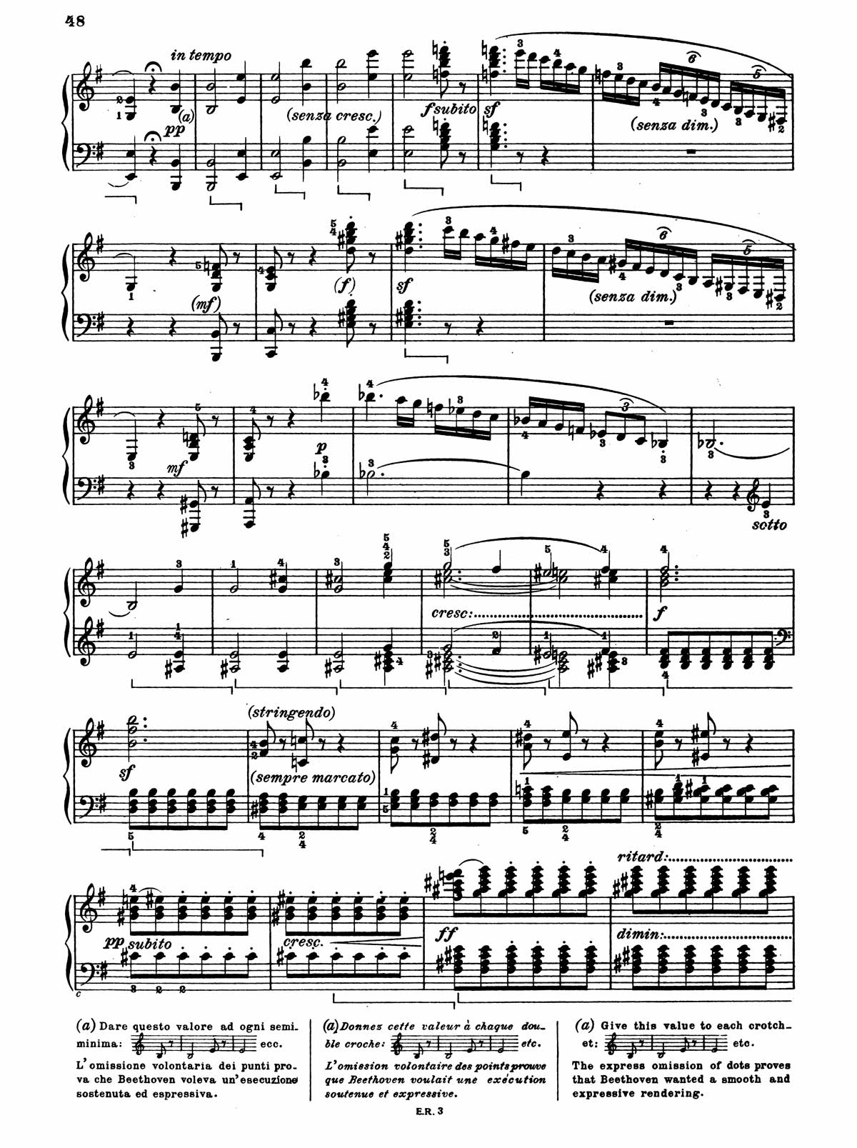 Beethoven Piano Sonata 27-2 sheet music