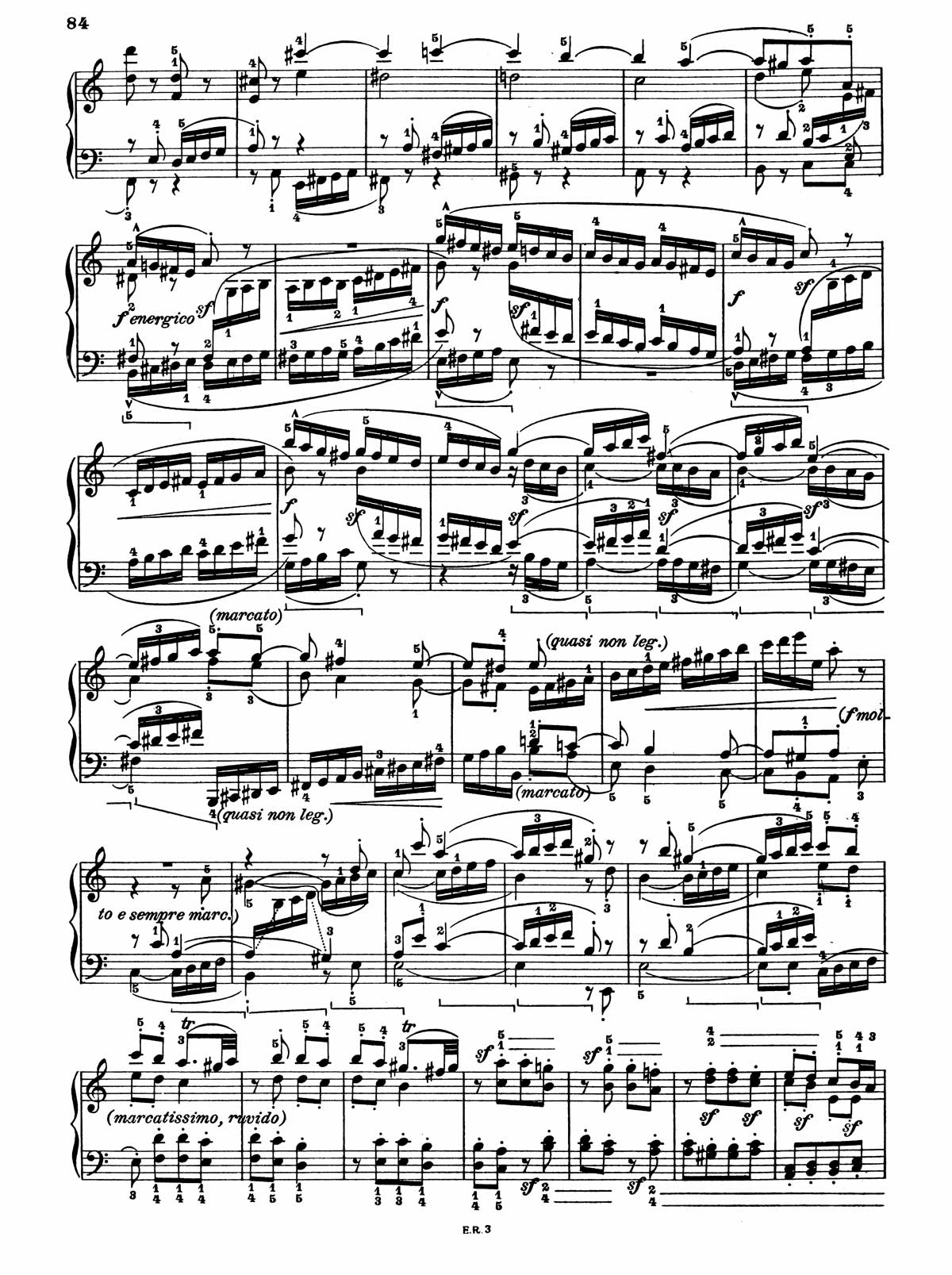 Beethoven Piano Sonata 28-19 sheet music