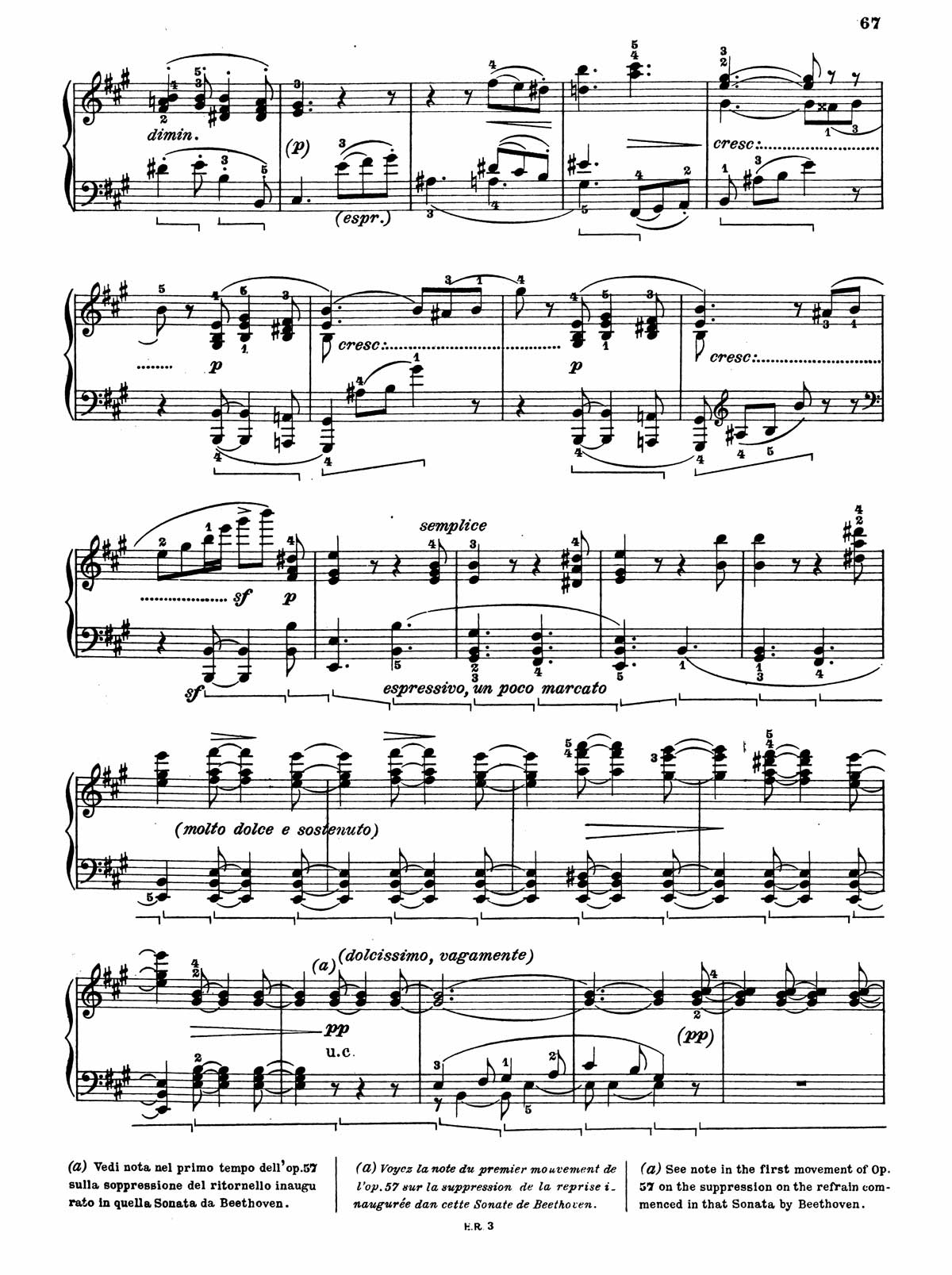 Beethoven Piano Sonata 28-2 sheet music