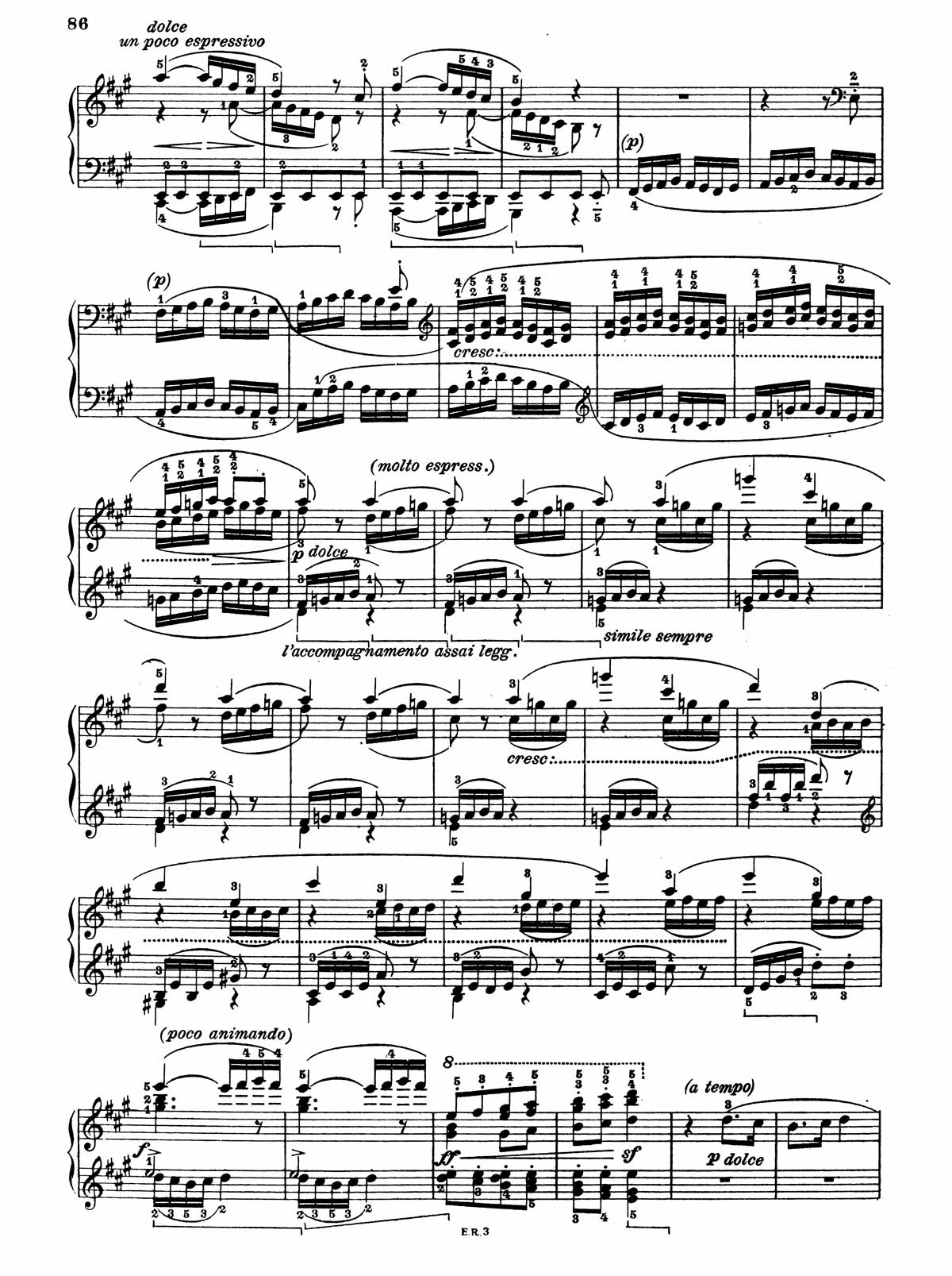 Beethoven Piano Sonata 28-21 sheet music