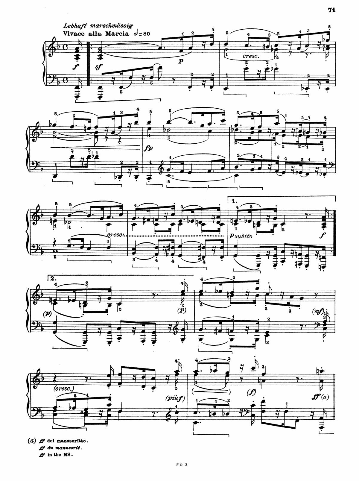 Beethoven Piano Sonata 28-6 sheet music