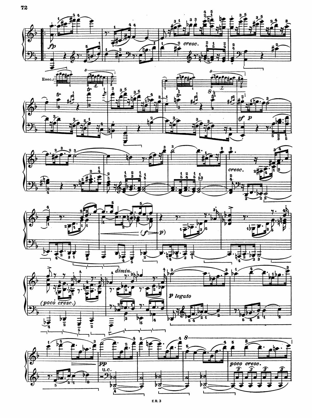 Beethoven Piano Sonata 28-7 sheet music