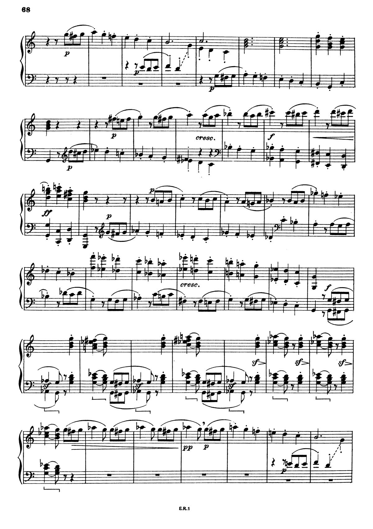 Beethoven Piano Sonata 3-21 sheet music