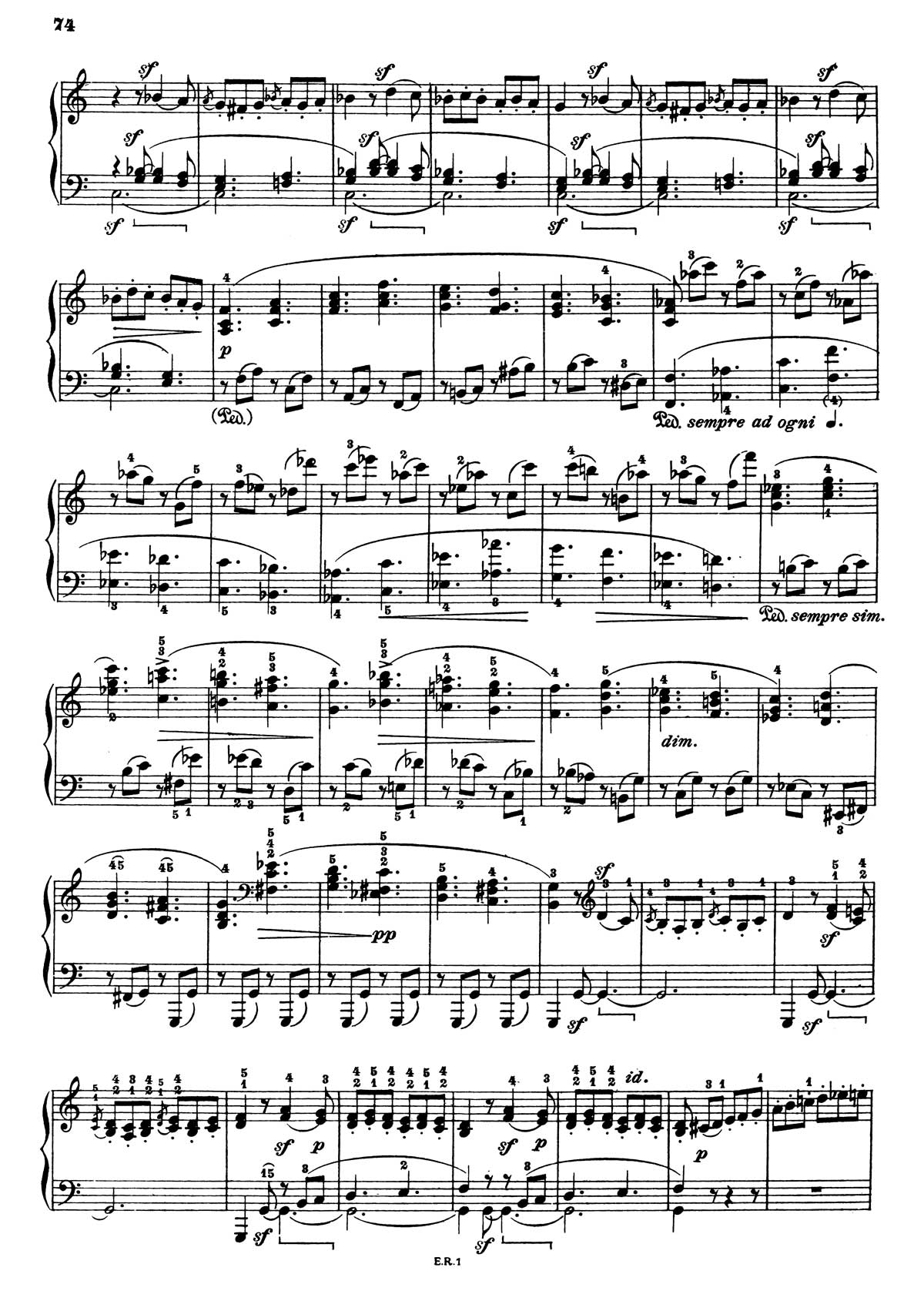 Beethoven Piano Sonata 3-27 sheet music
