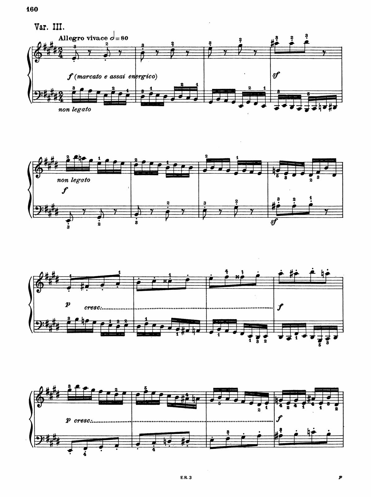 Beethoven Piano Sonata 30-17 sheet music