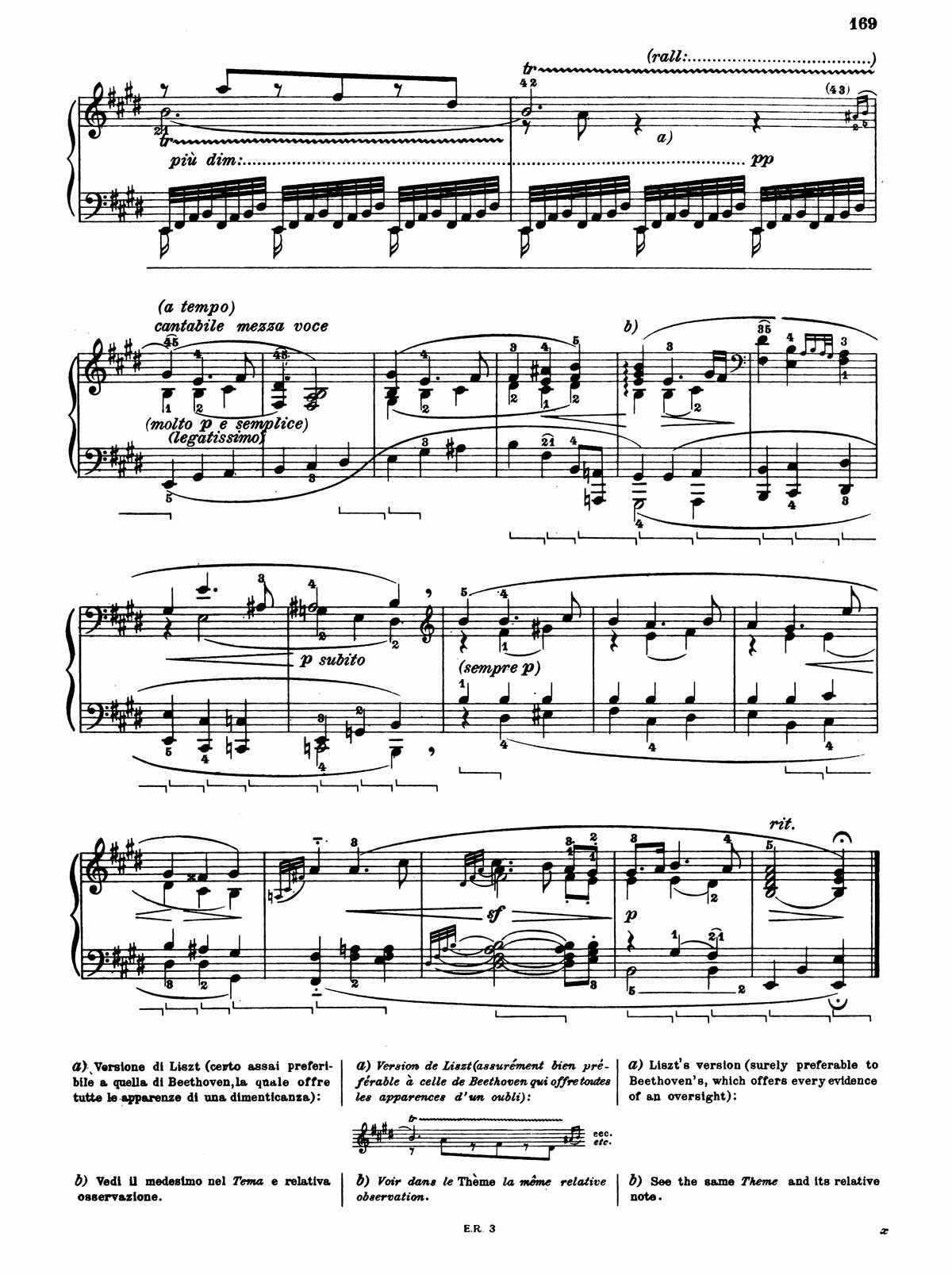 Beethoven Piano Sonata 30-26 sheet music