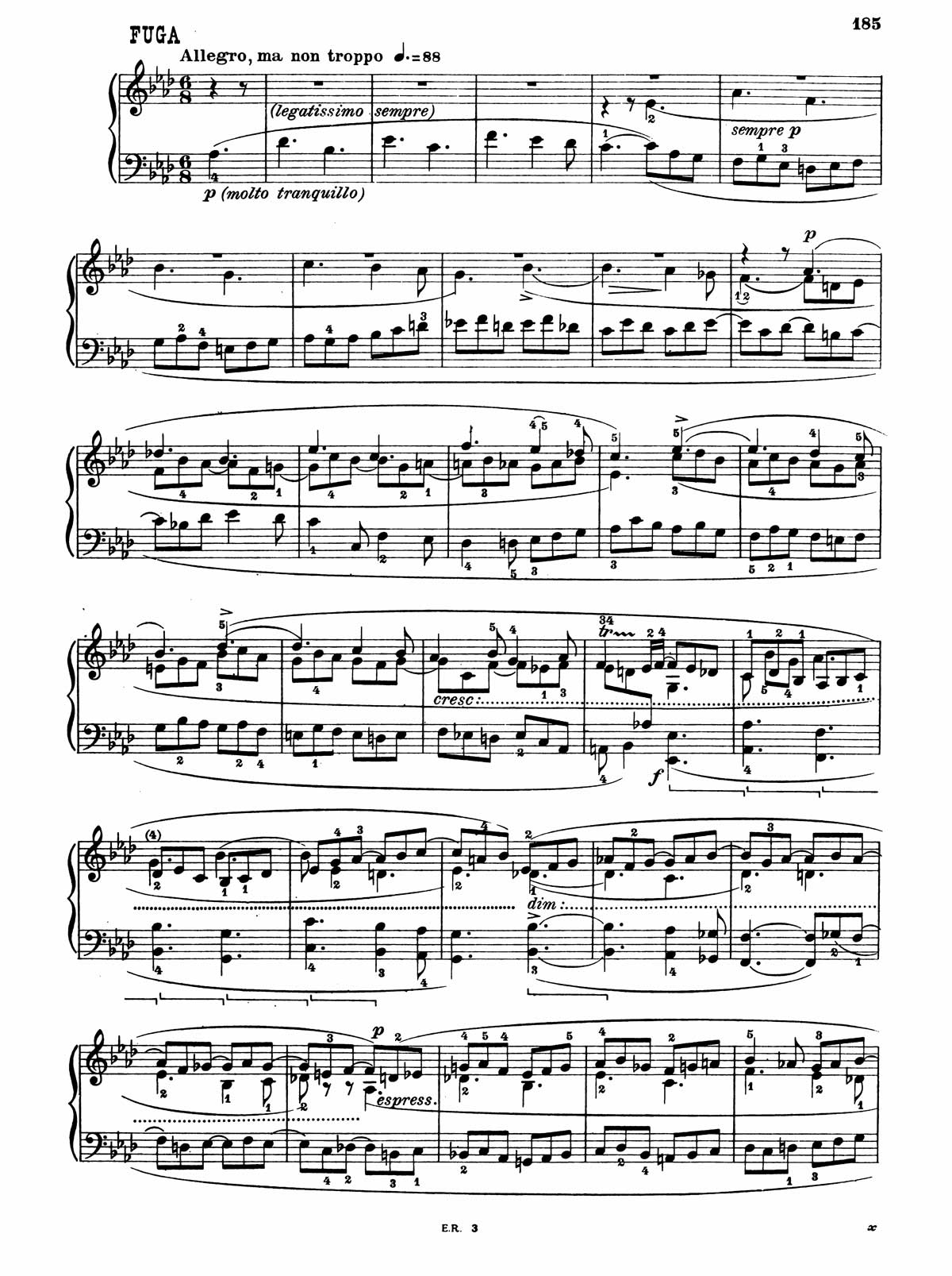 Beethoven Piano Sonata 31-16 sheet music