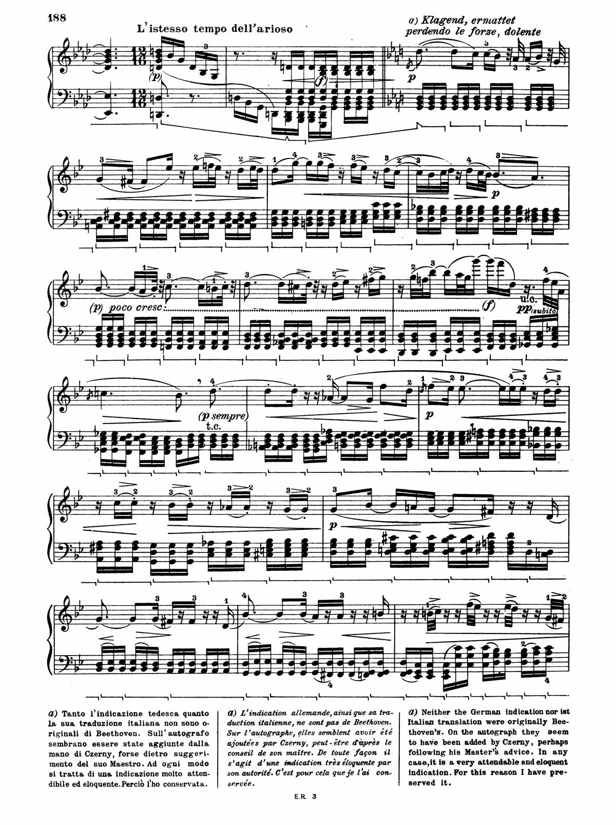 Beethoven Piano Sonata 31-19 sheet music
