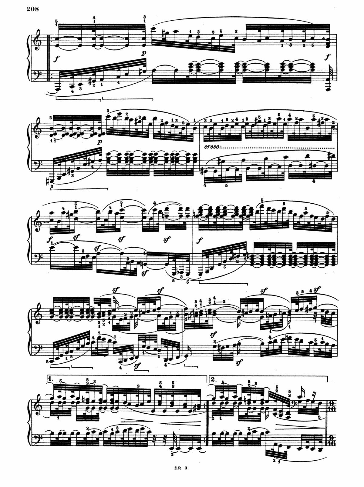 Beethoven Piano Sonata 32-16 sheet music