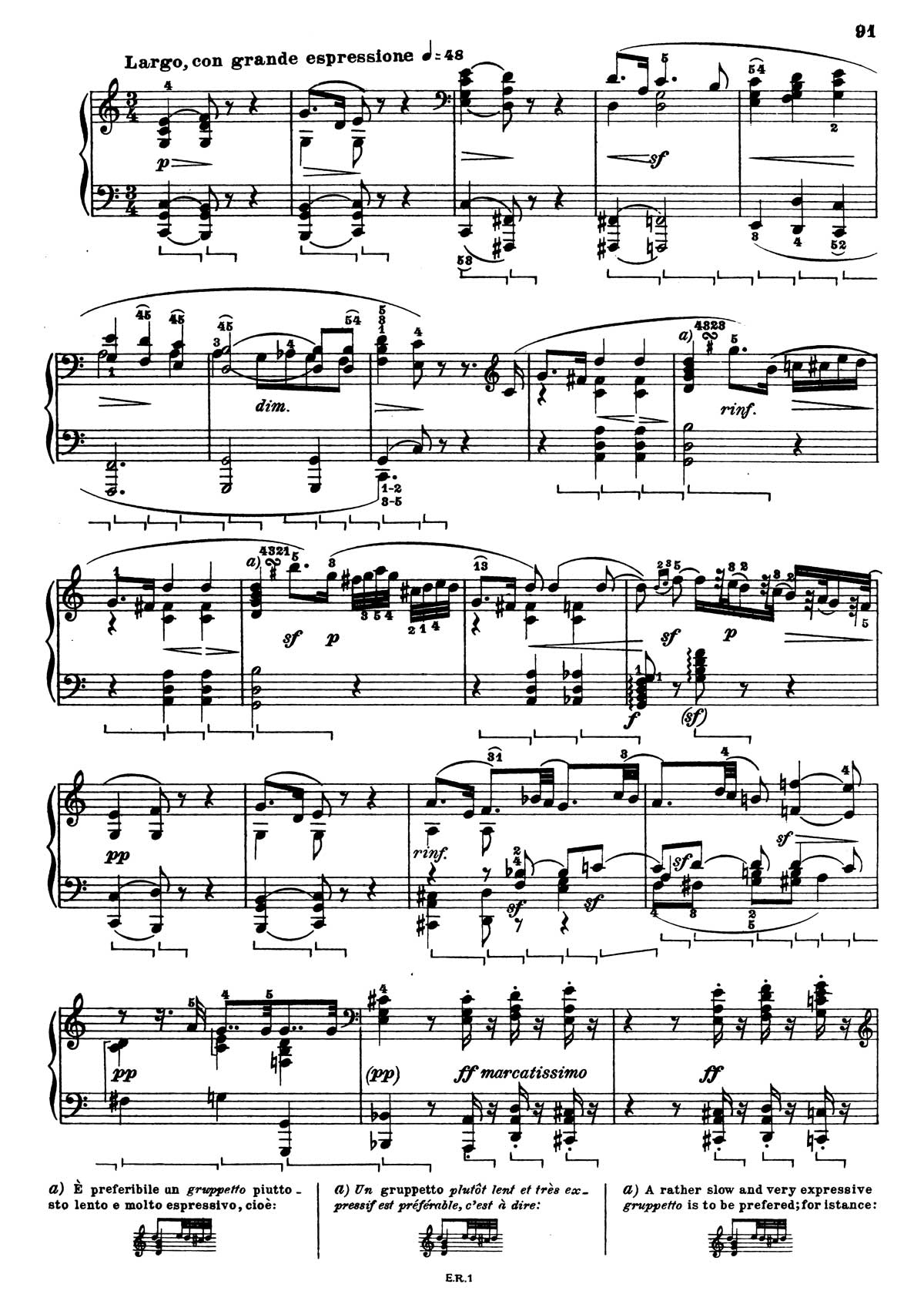 Beethoven Sonata 4-13 sheet music