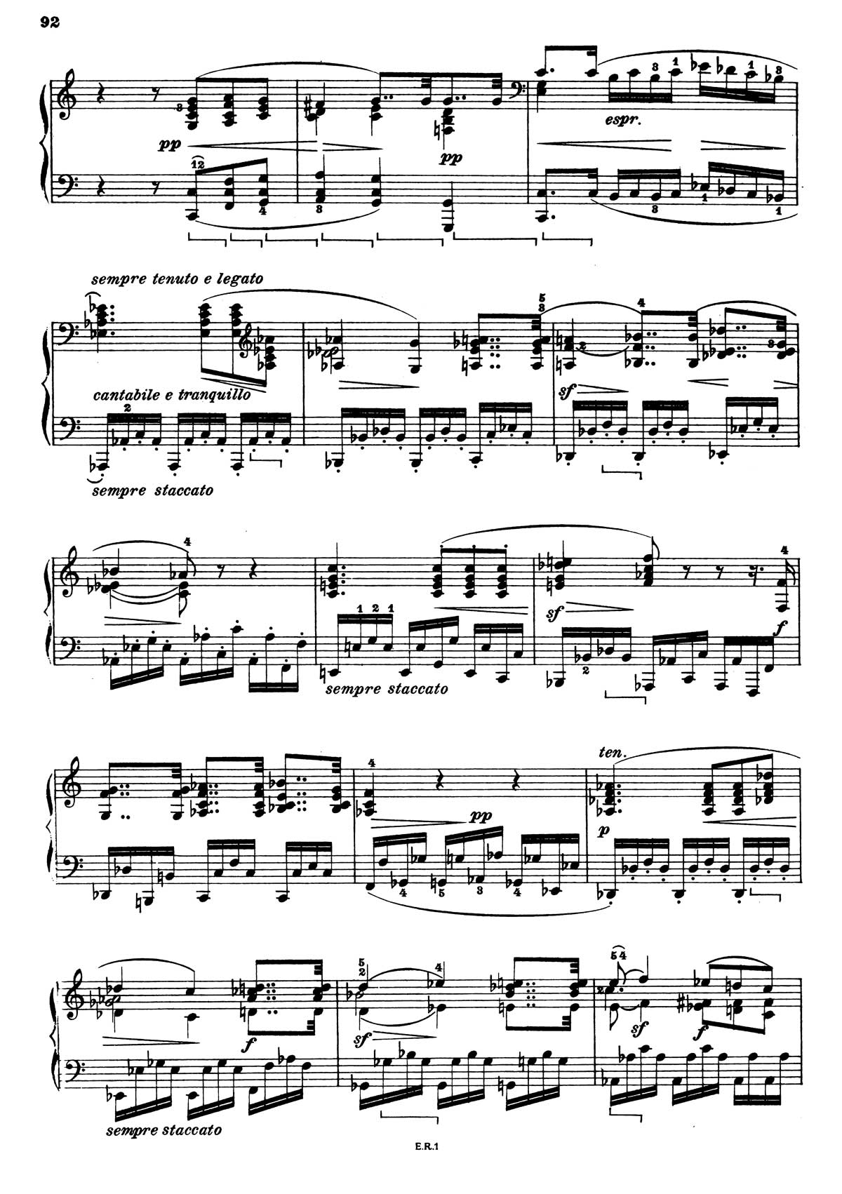 Beethoven Piano Sonata 4-14 sheet music