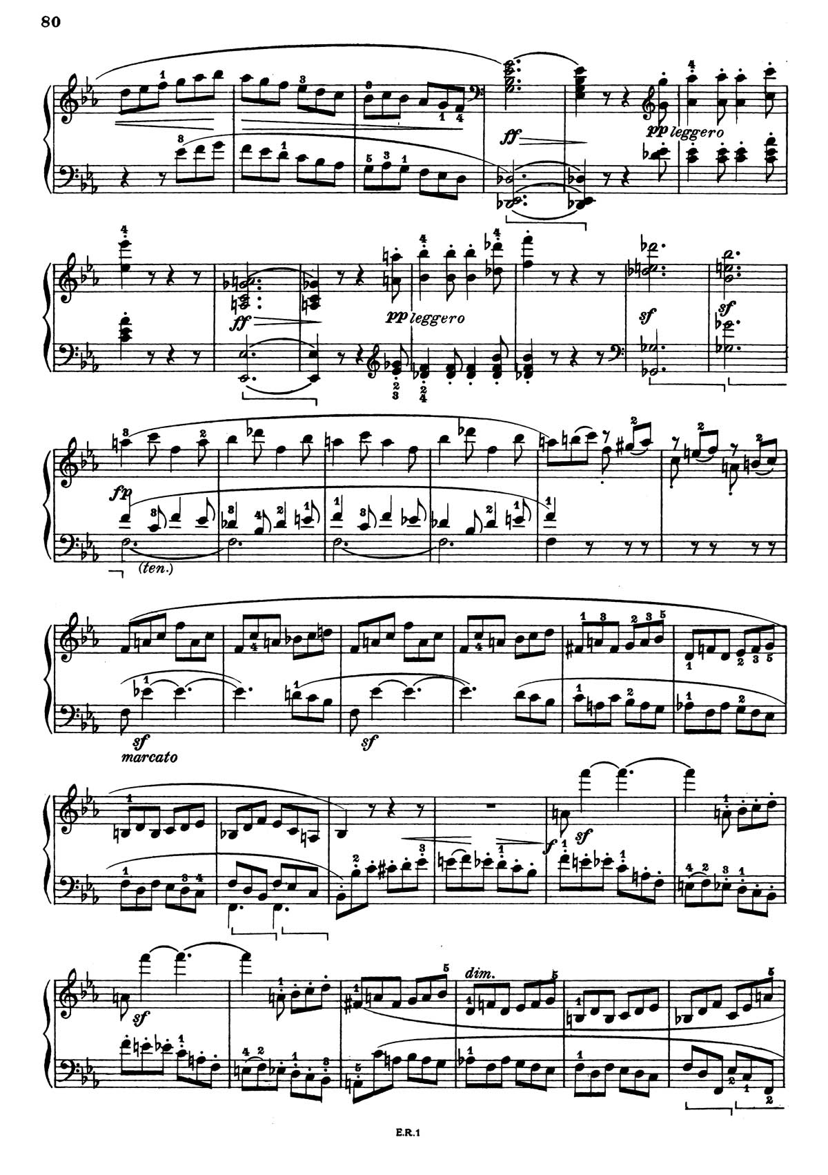Beethoven Sonata 4-2 sheet music