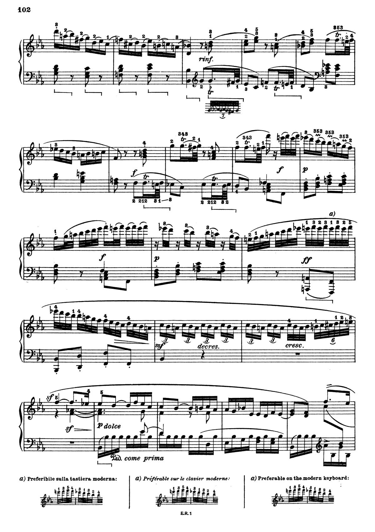 Beethoven Piano Sonata 4-24 sheet music