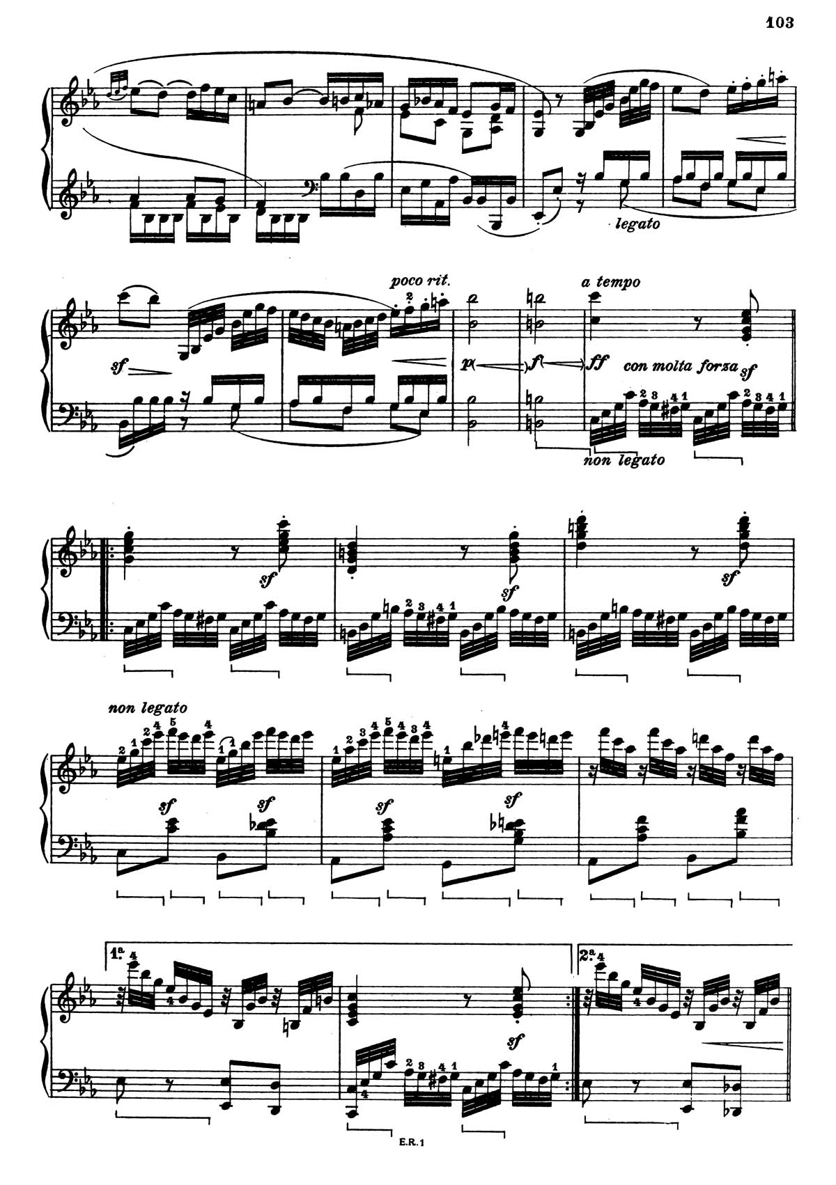 Beethoven Piano Sonata 4-25 sheet music