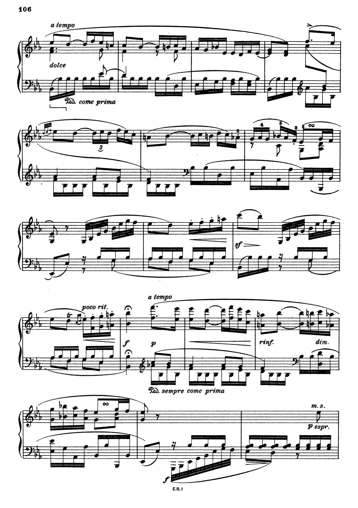 Beethoven Piano Sonata 4-28 sheet music