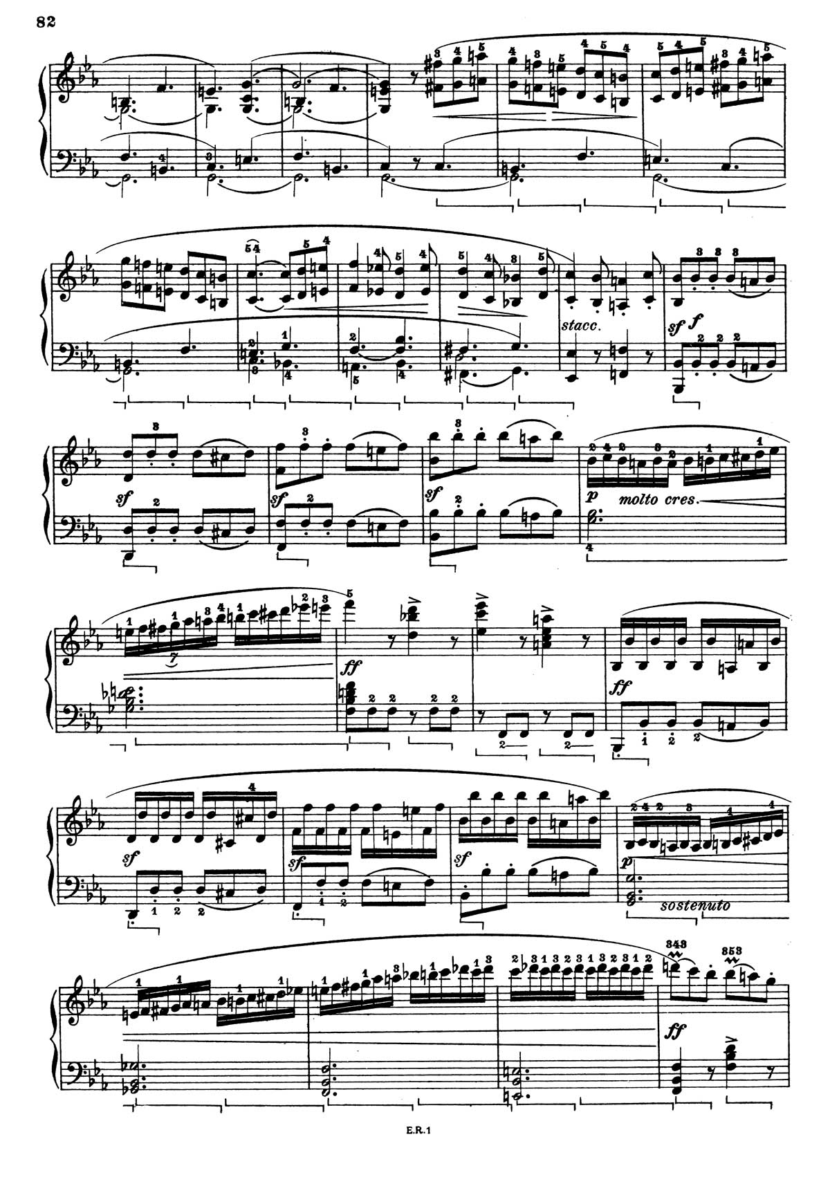Beethoven Sonata 4-4 sheet music