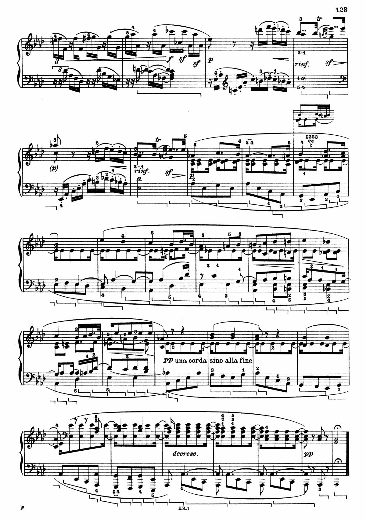 Beethoven Piano Sonata 5-13 sheet music