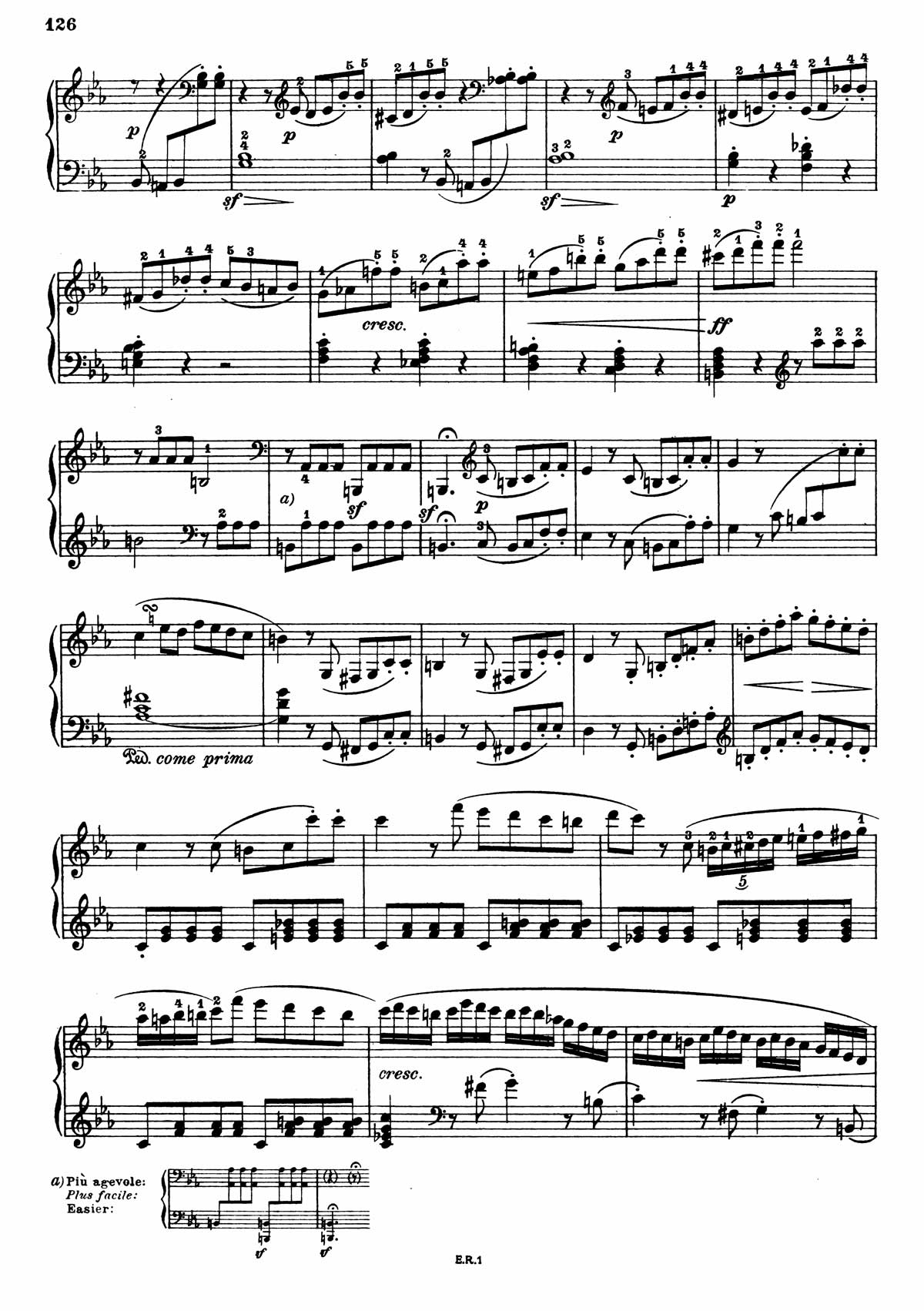 Beethoven Piano Sonata 5-16 sheet music