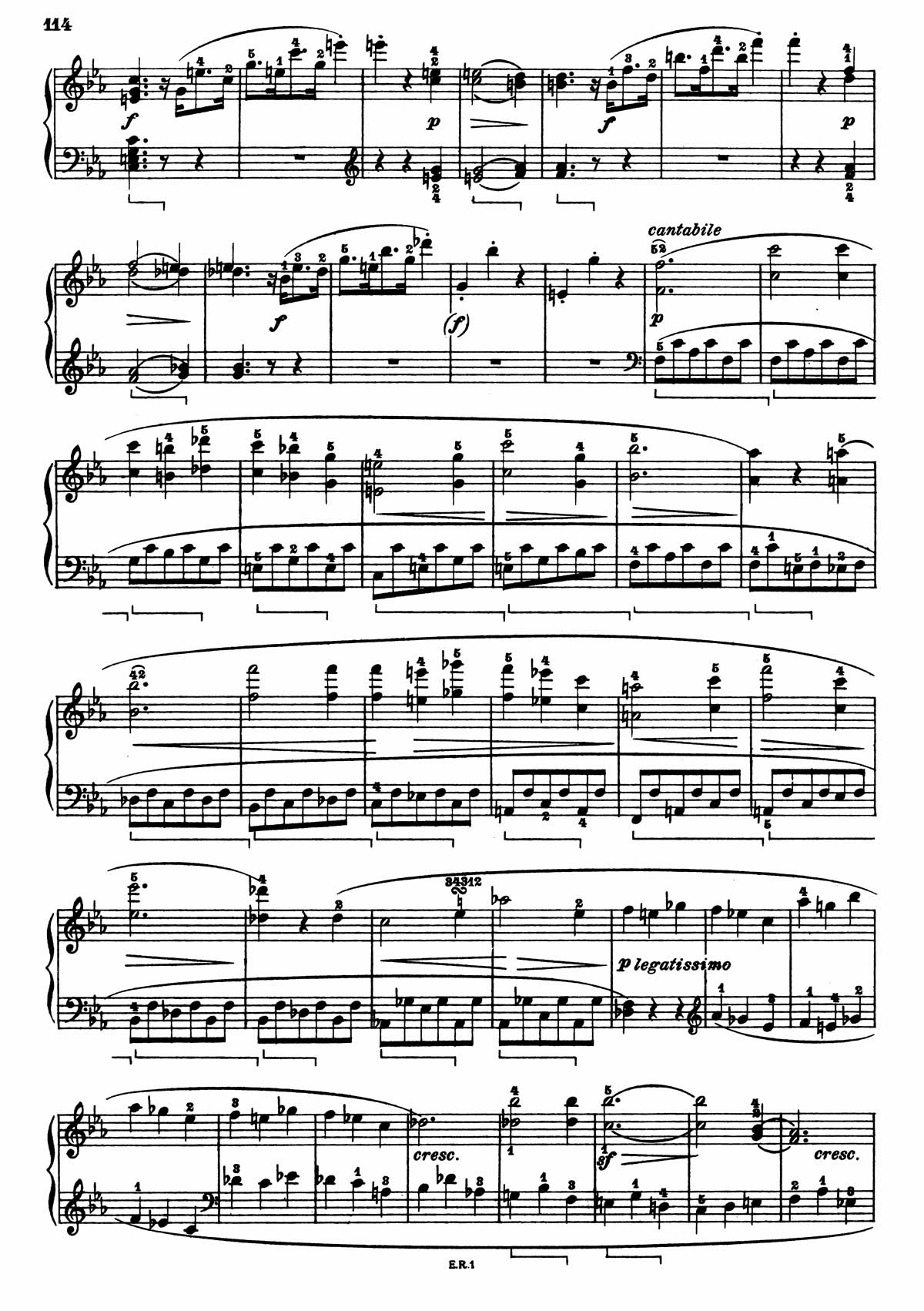 Beethoven Piano Sonata 5-4 sheet music