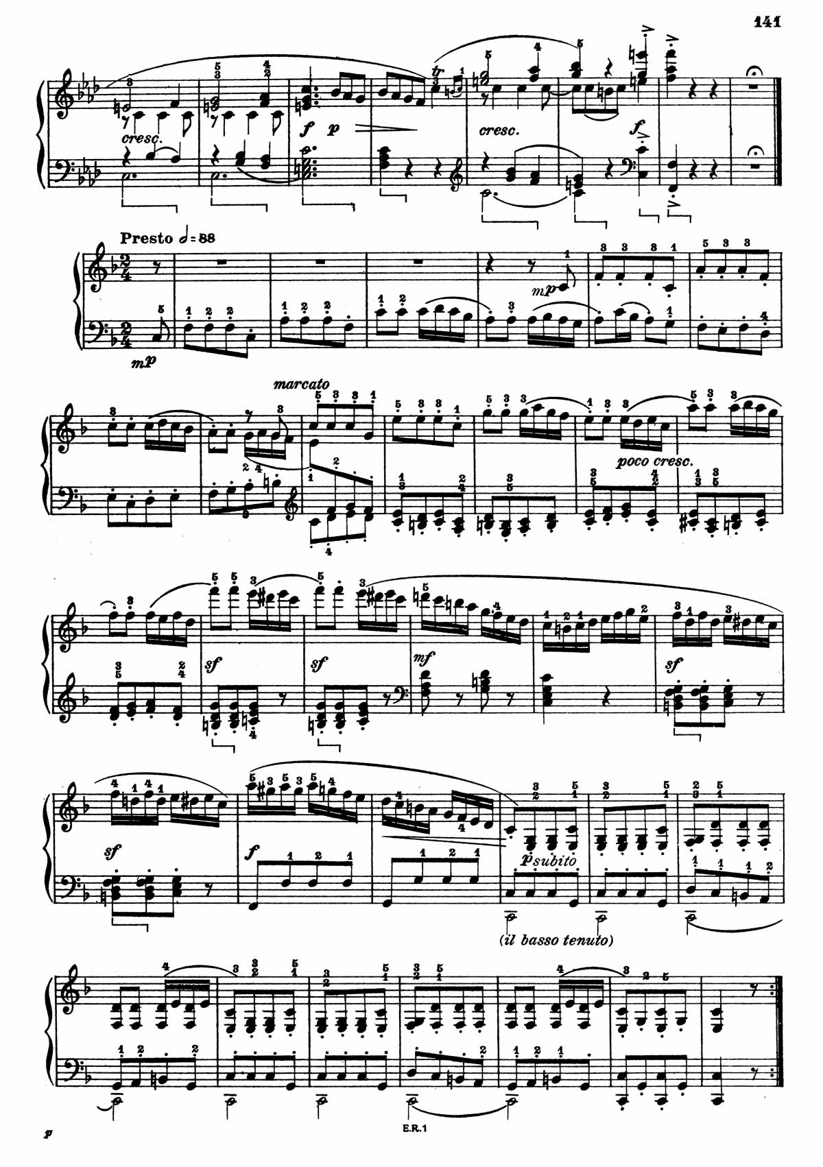 Beethoven Piano Sonata 6-13 sheet music
