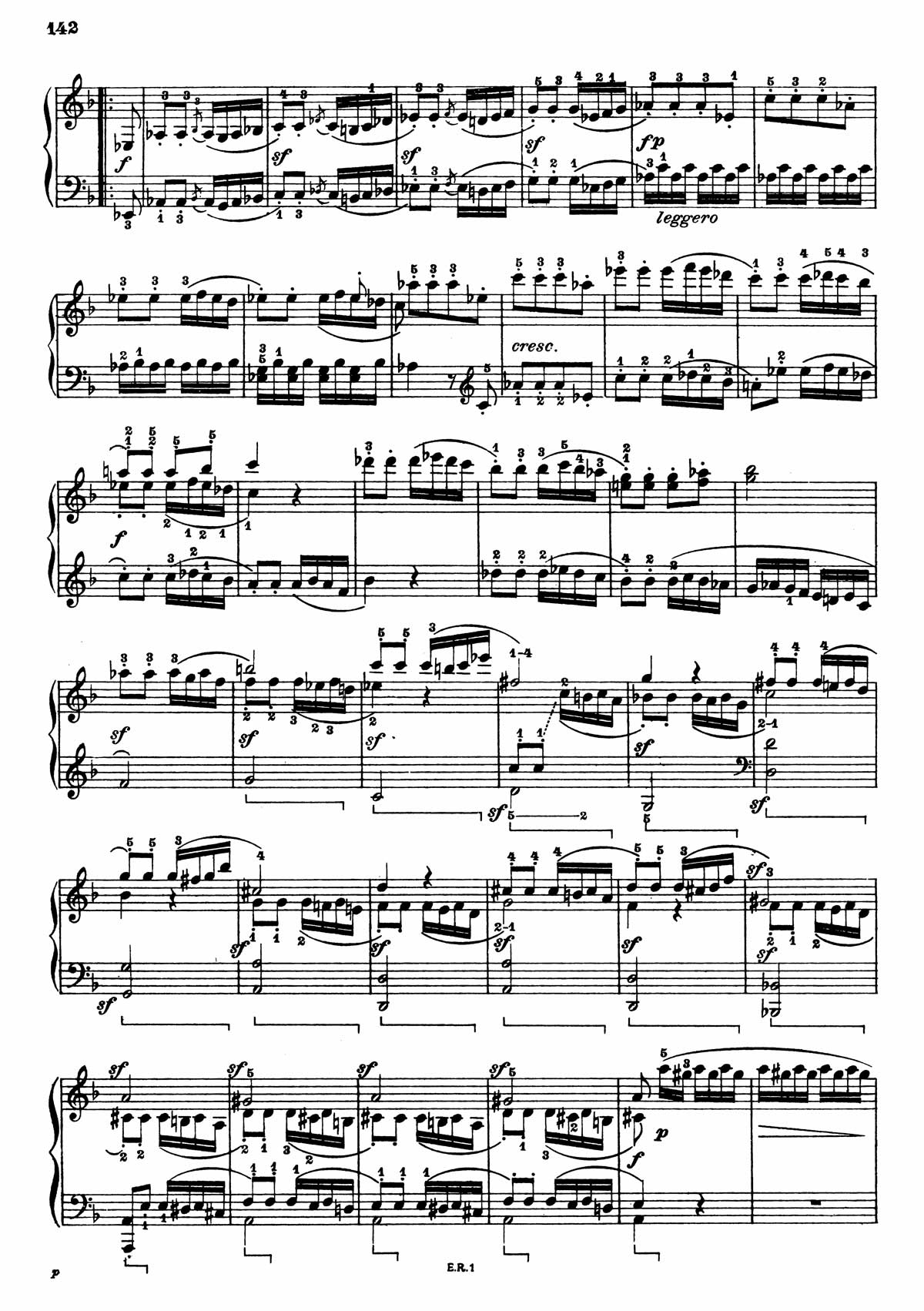 Beethoven Piano Sonata 6-14 sheet music