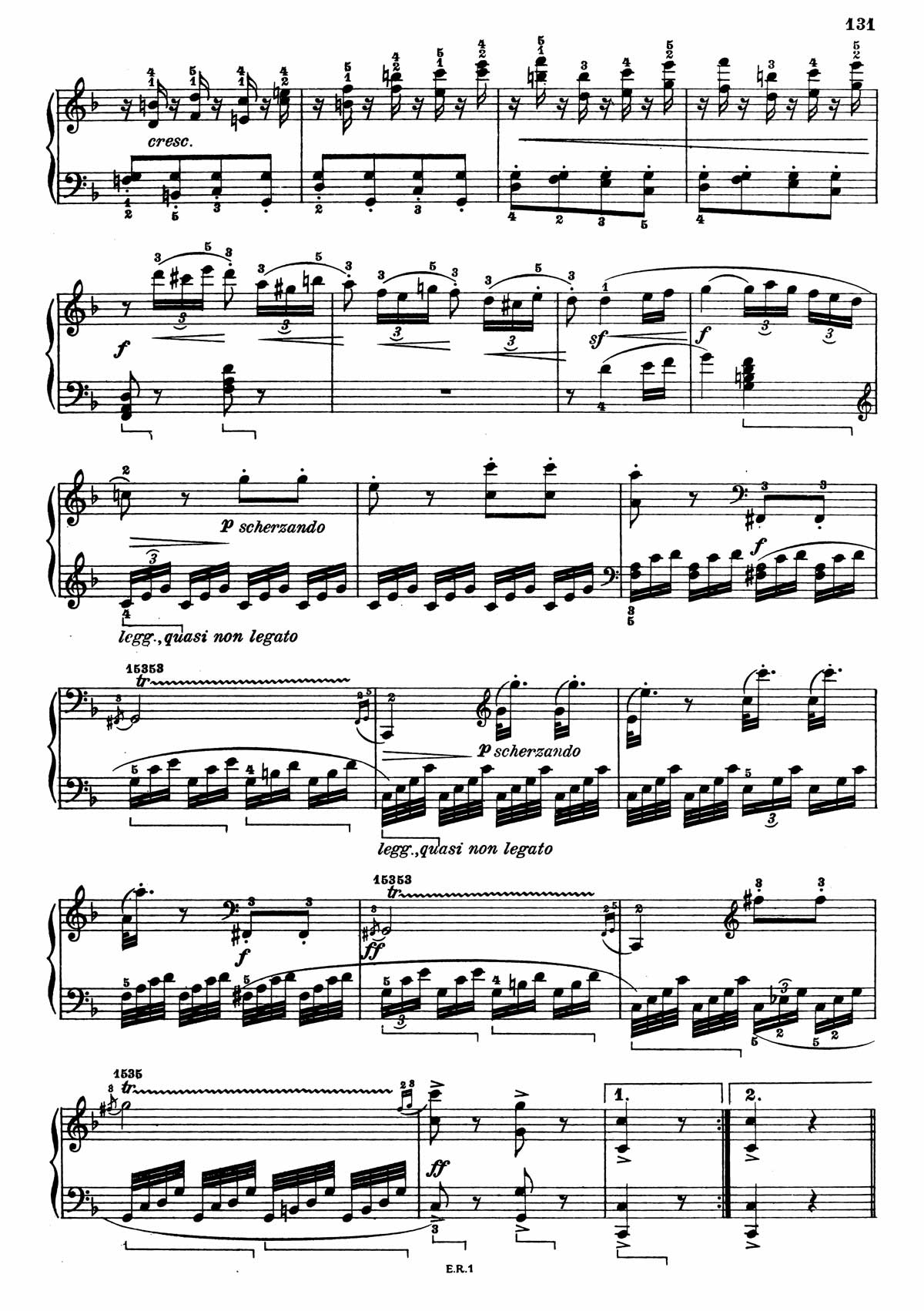 Beethoven Piano Sonata 6-3 sheet music