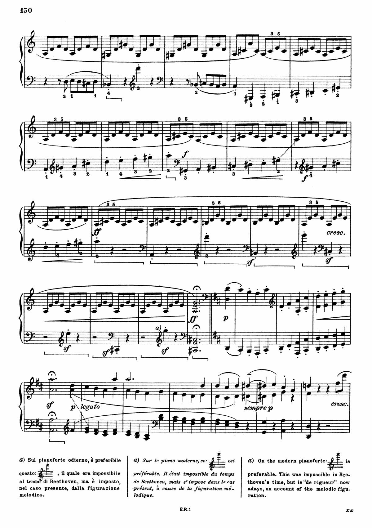 Beethoven Piano Sonata 7-6 sheet music