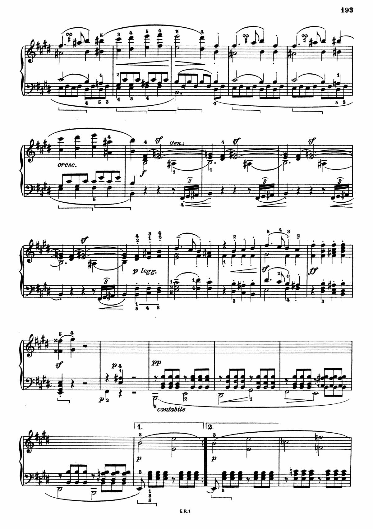 Beethoven Piano Sonata 9-3 sheet music