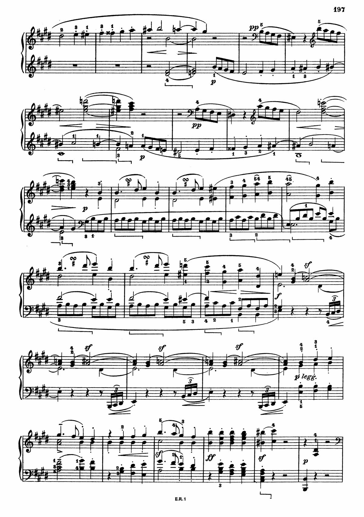 Beethoven Piano Sonata 9-7 sheet music