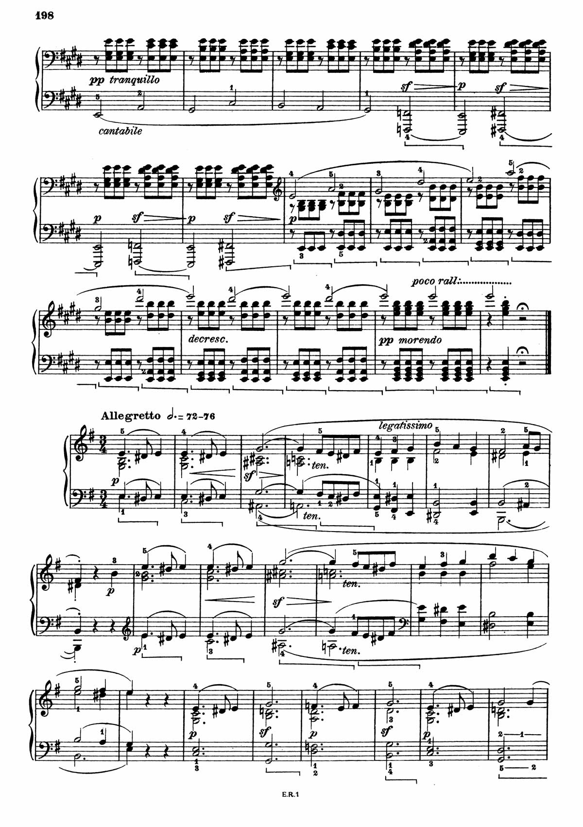 Beethoven Piano Sonata 9-8 sheet music