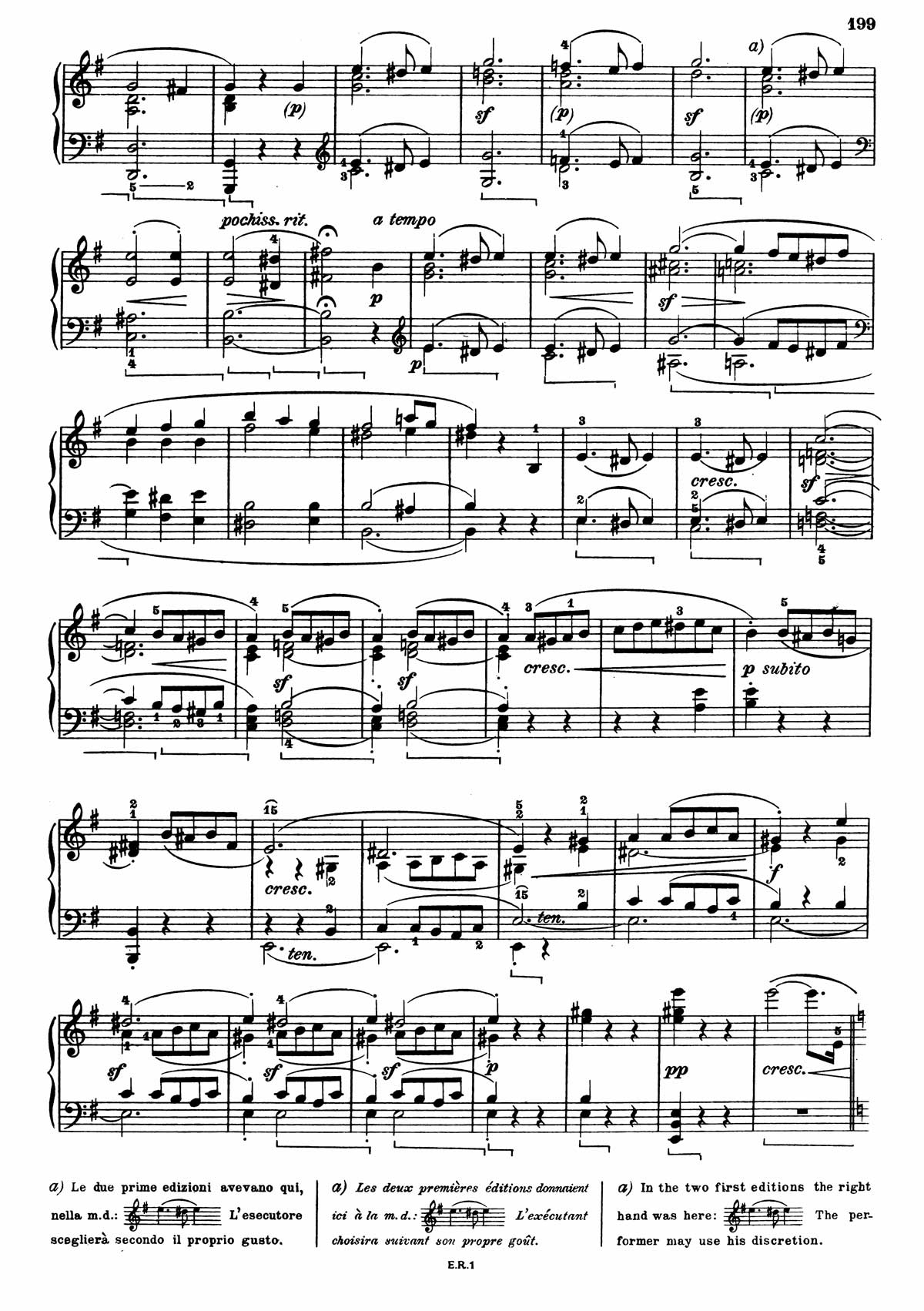 Beethoven Piano Sonata 9-9 sheet music