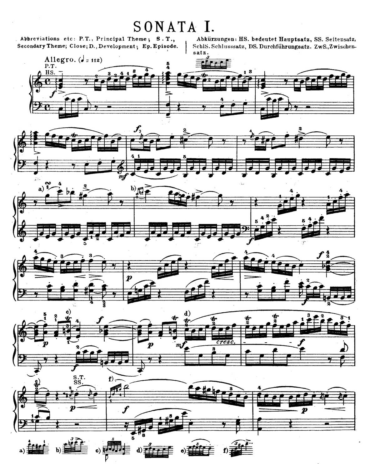 Mozart Piano Sonata 1-1