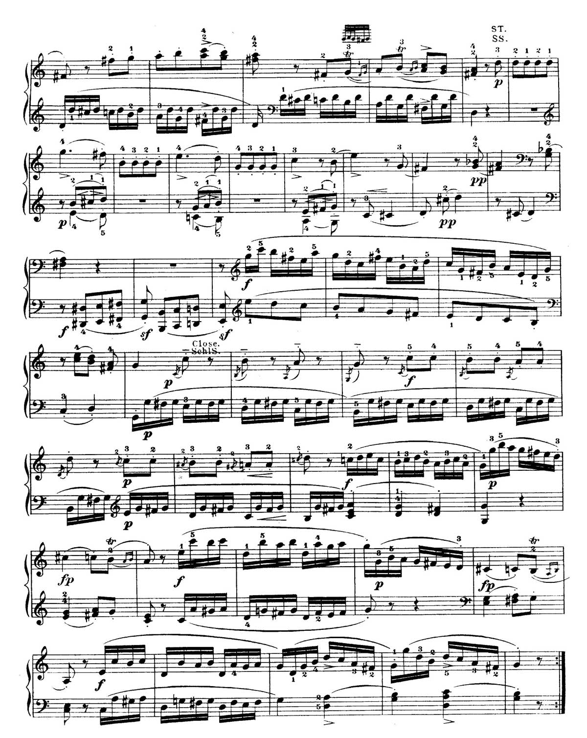 Mozart Piano Sonata 1-10