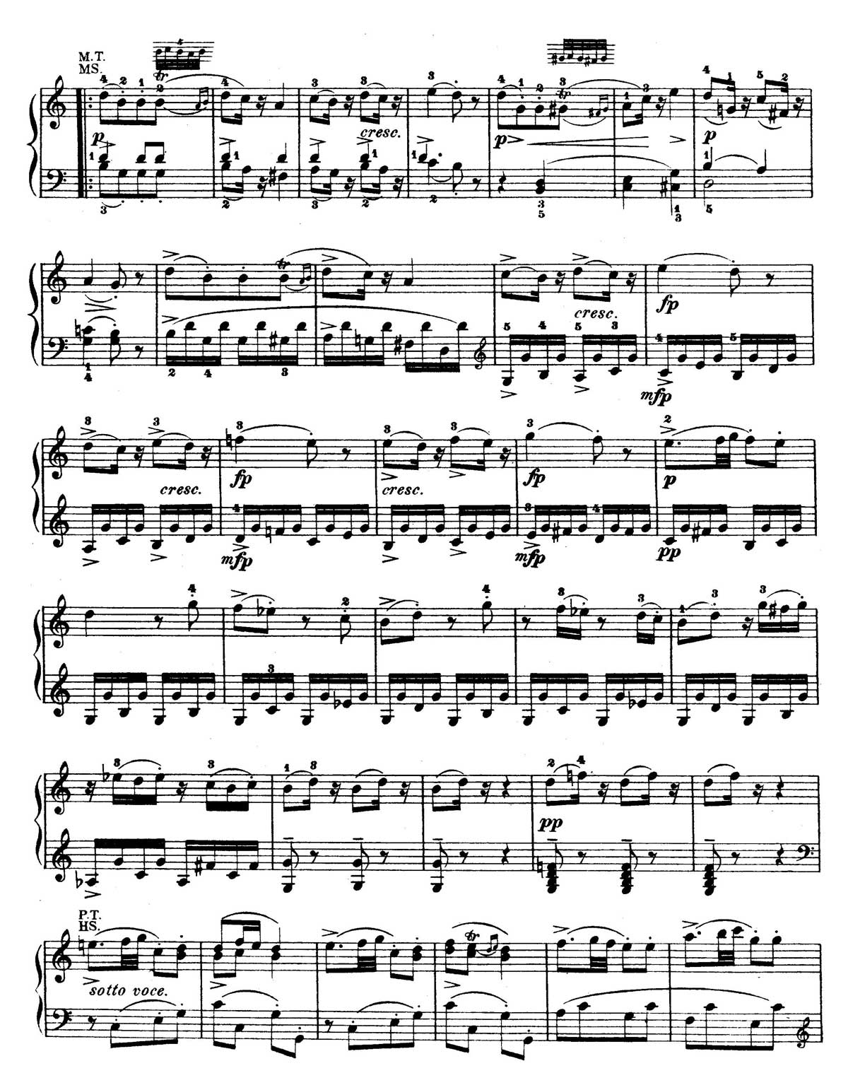 Mozart Piano Sonata 10-11