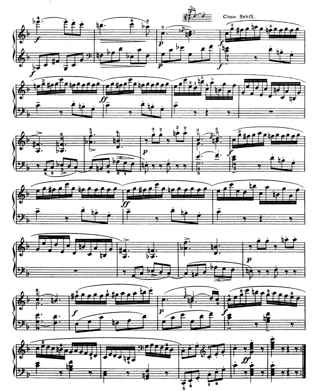 Mozart Piano Sonata 12-sheet music 12