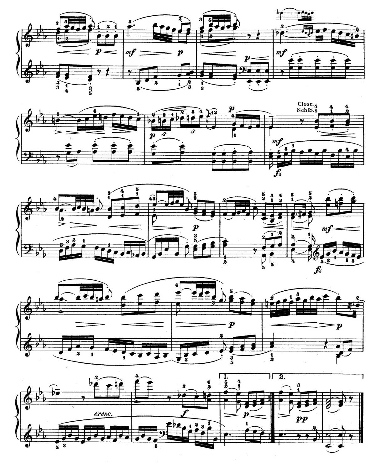 Mozart Piano Sonata 13-sheet music 12