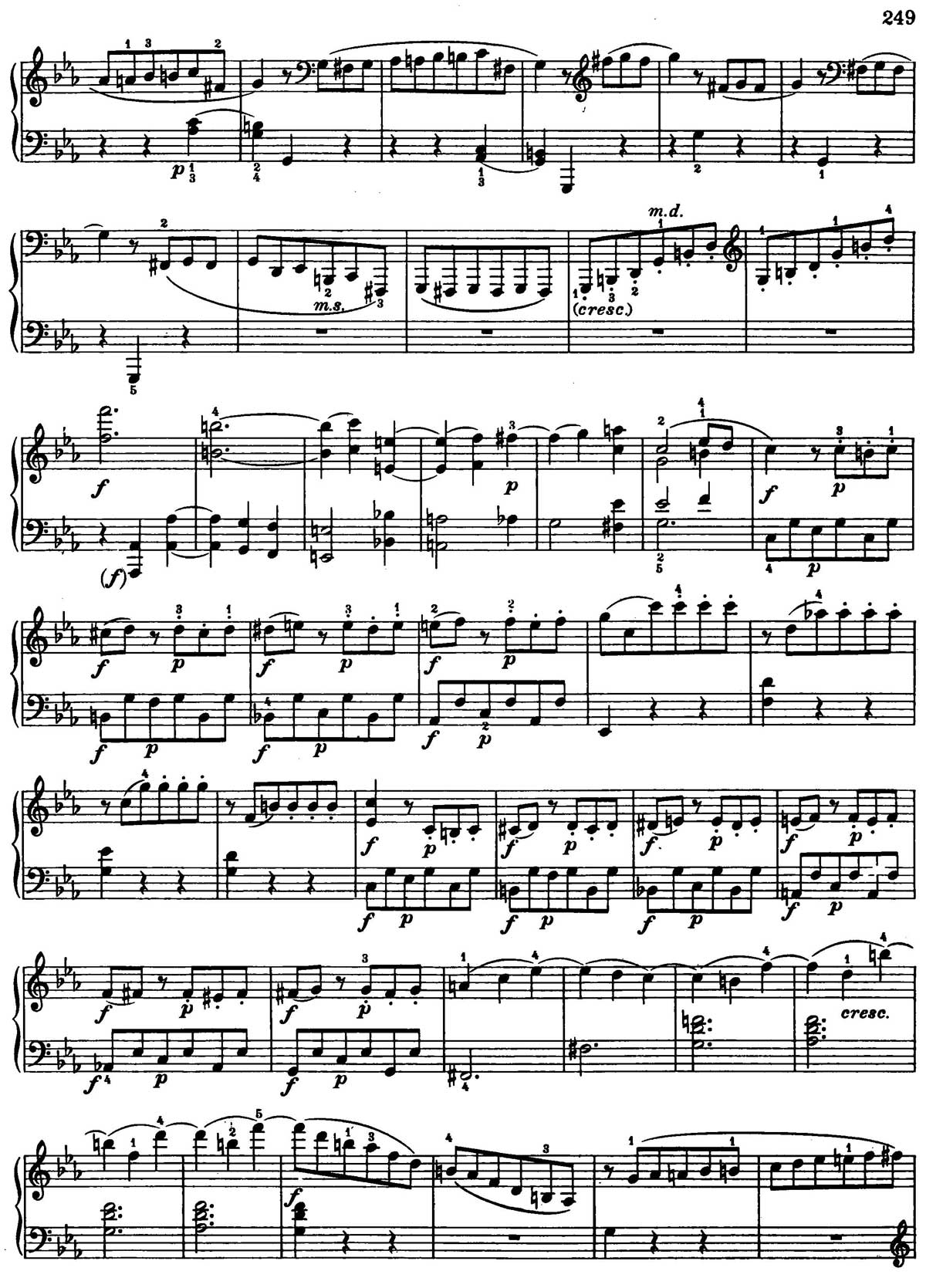 Mozart Piano Sonata 14-sheet music 16