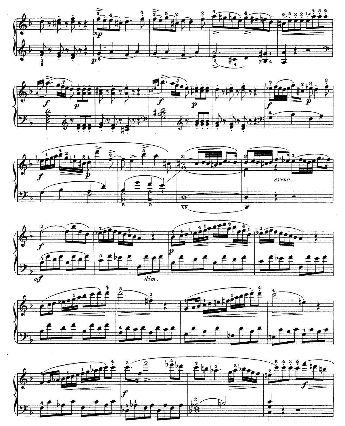 Mozart Piano Sonata 15-sheet music 16