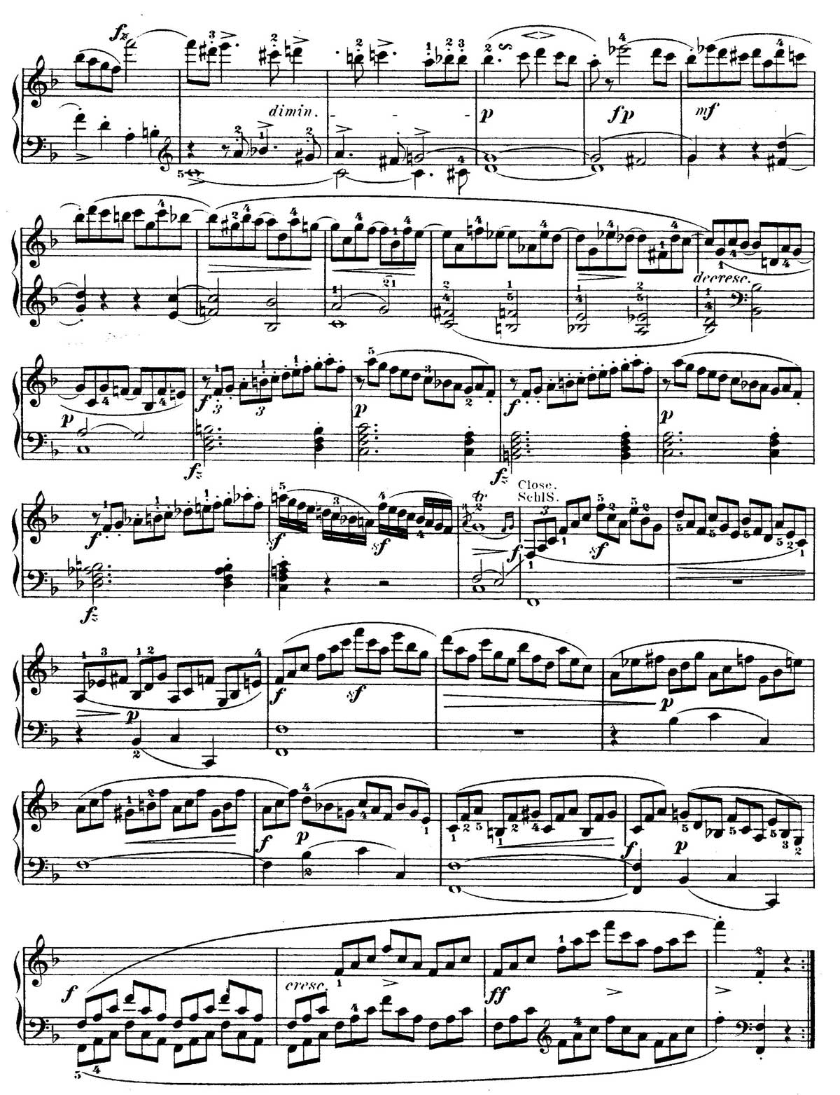 Mozart Piano Sonata 15-sheet music 8
