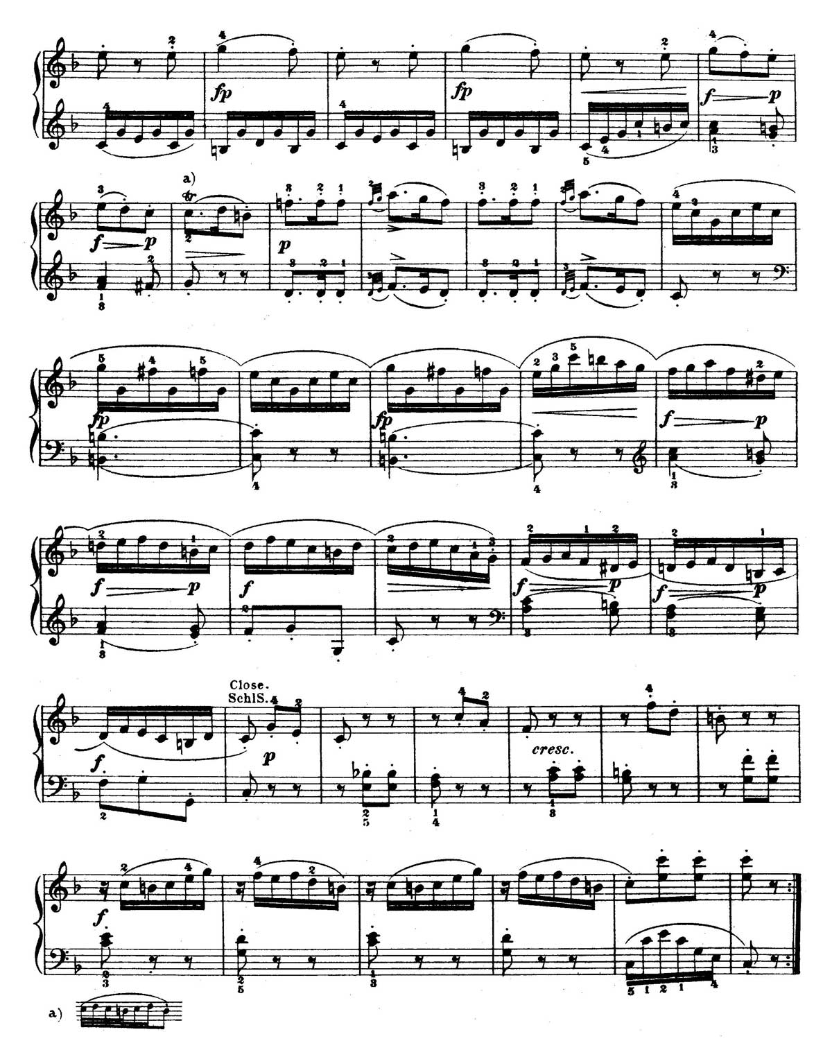 Mozart Piano Sonata 2-10