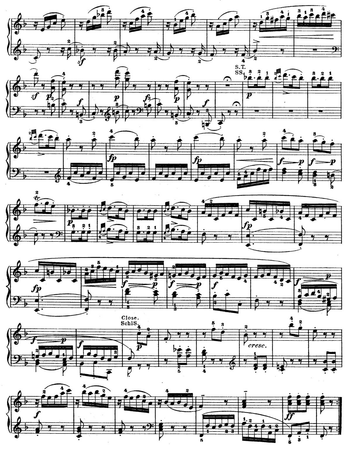 Mozart Piano Sonata 2-12