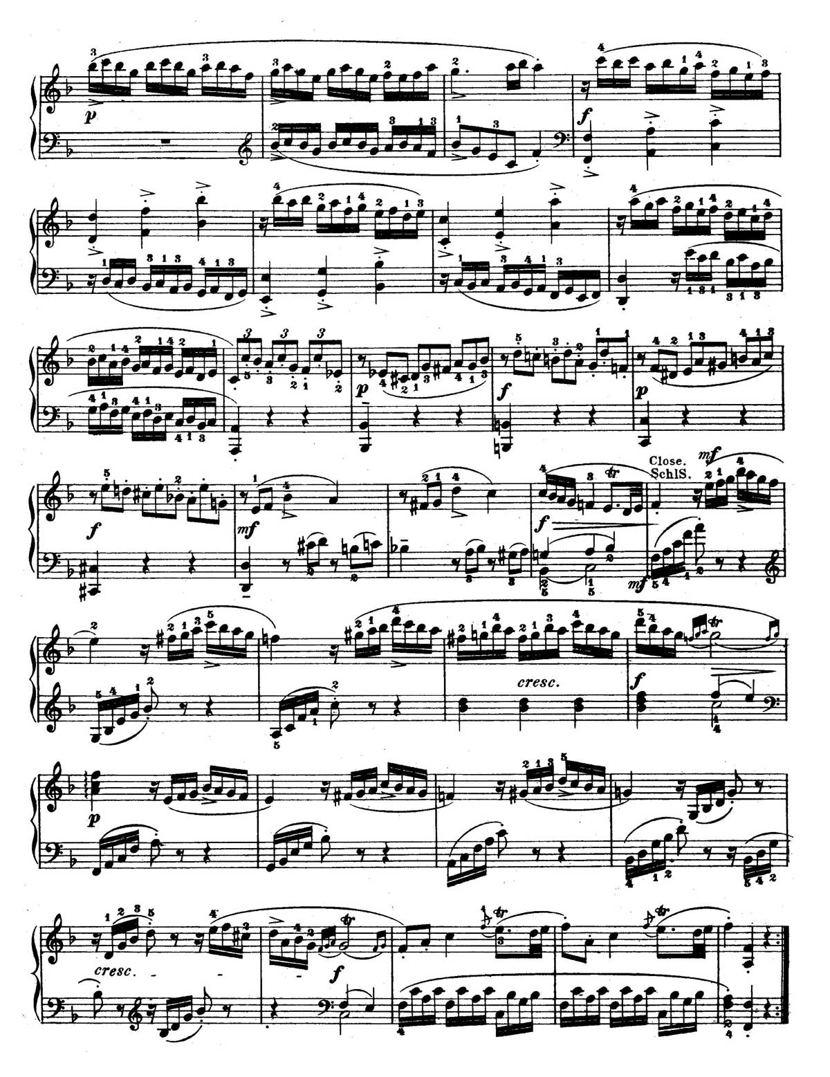 Mozart Piano Sonata2-5
