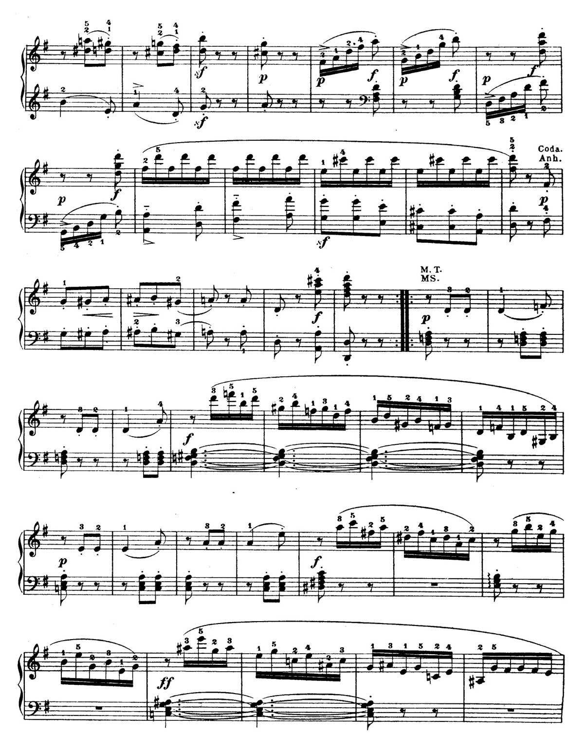Mozart Piano Sonata 5-10