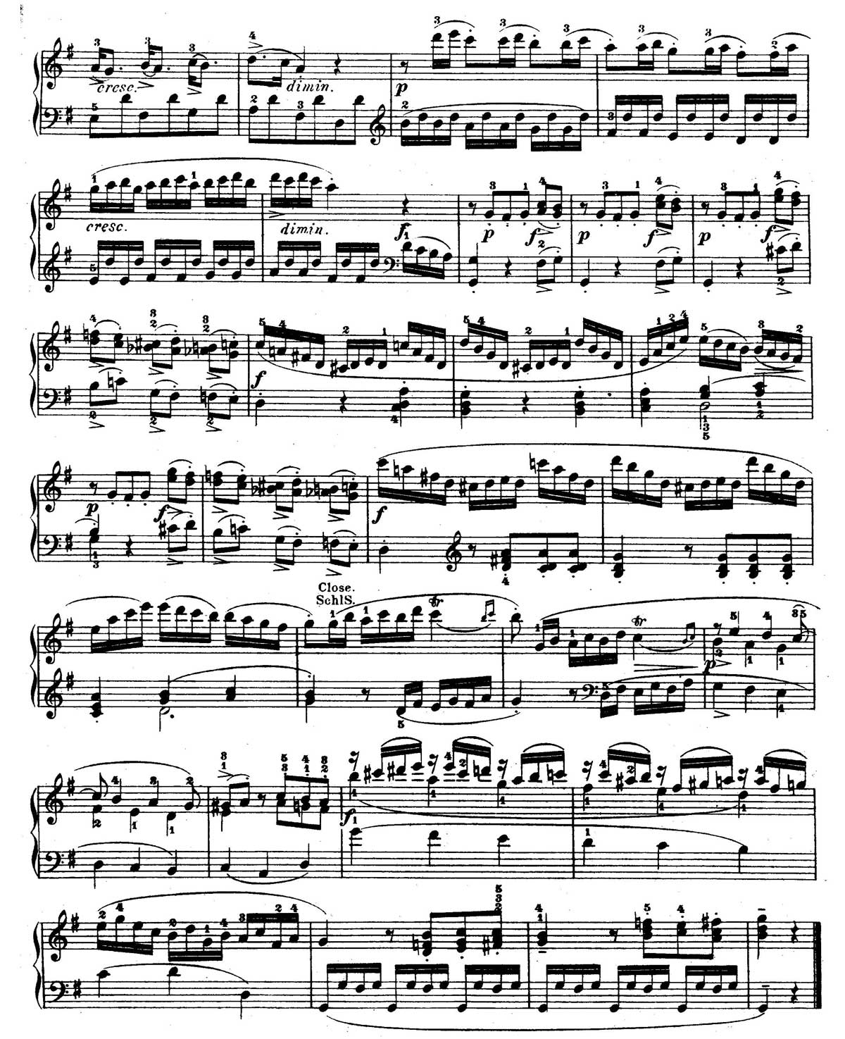 Mozart Piano Sonata 5-4