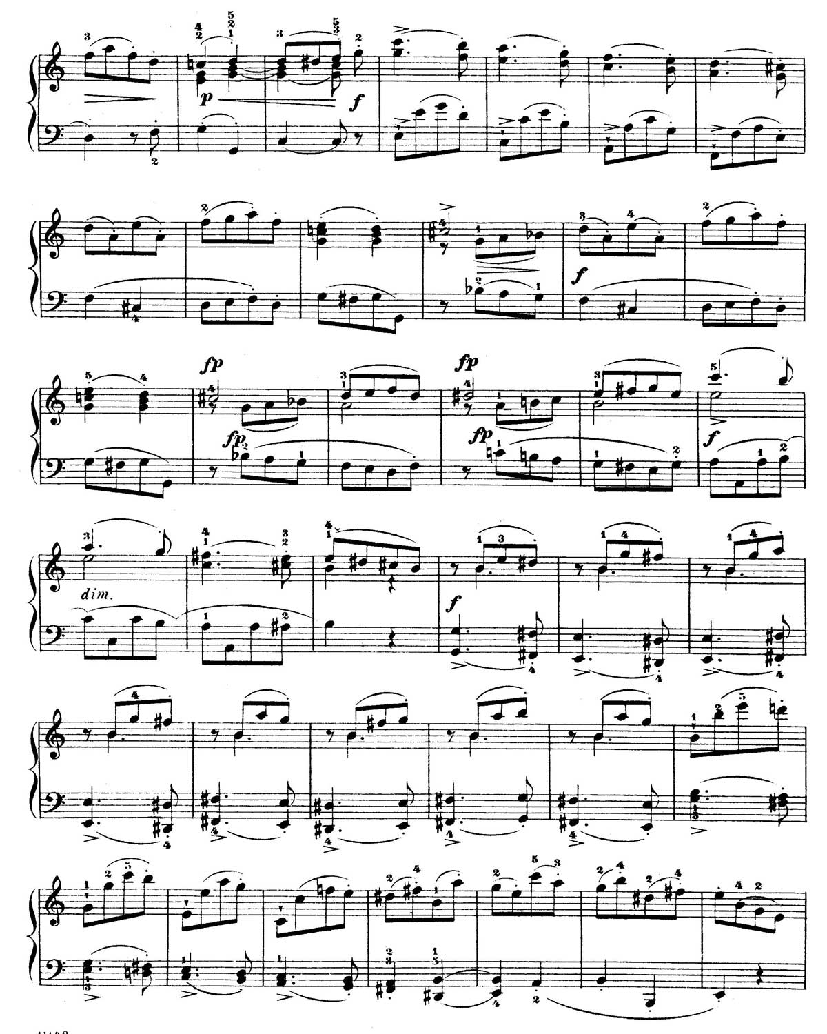 Mozart Piano Sonata 8-16