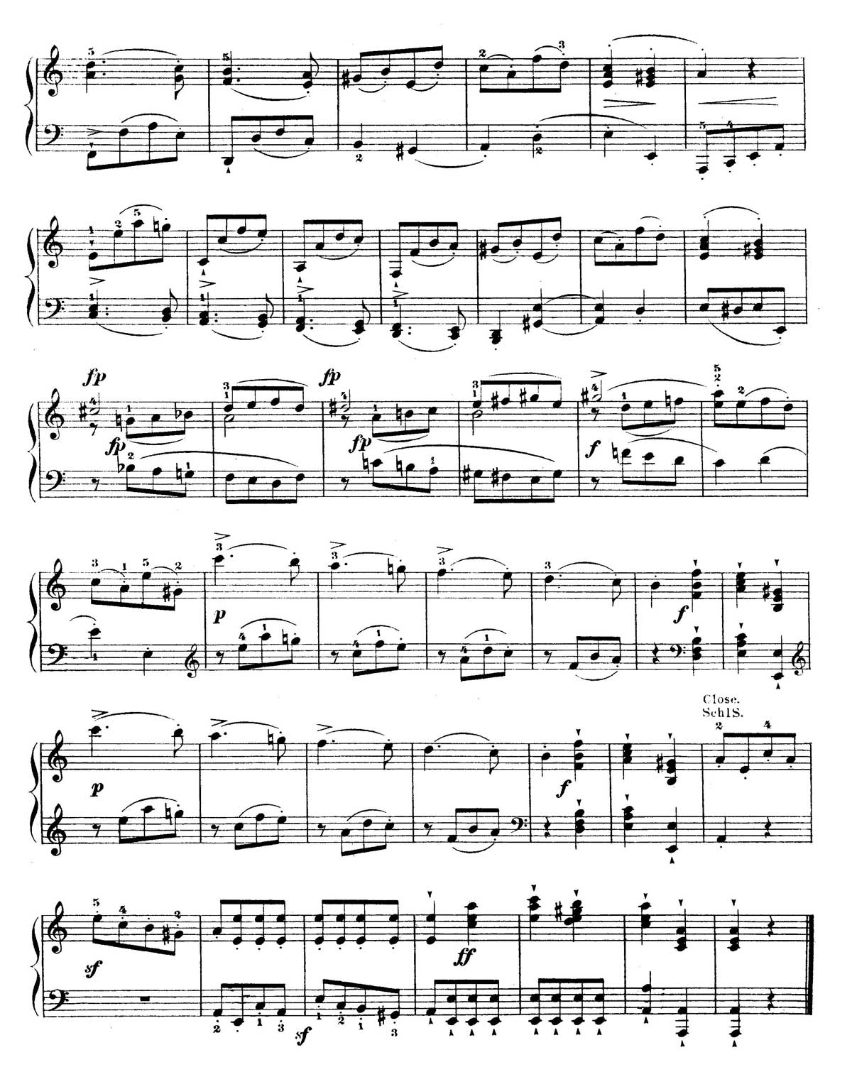 Mozart Piano Sonata 8-20