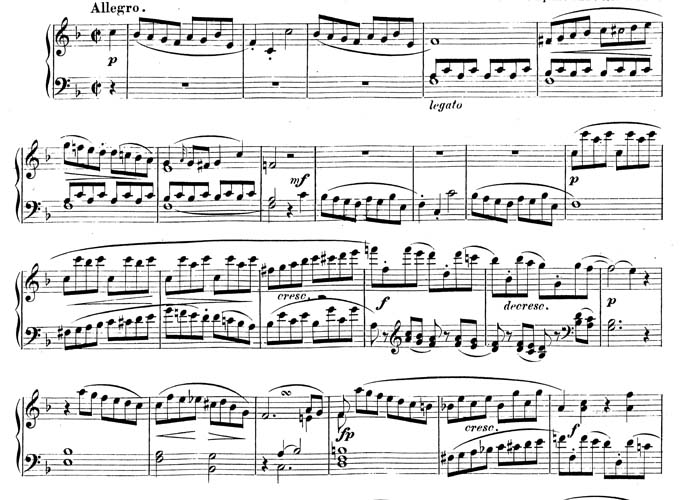 Mozart Piano Sonata 15 old edition