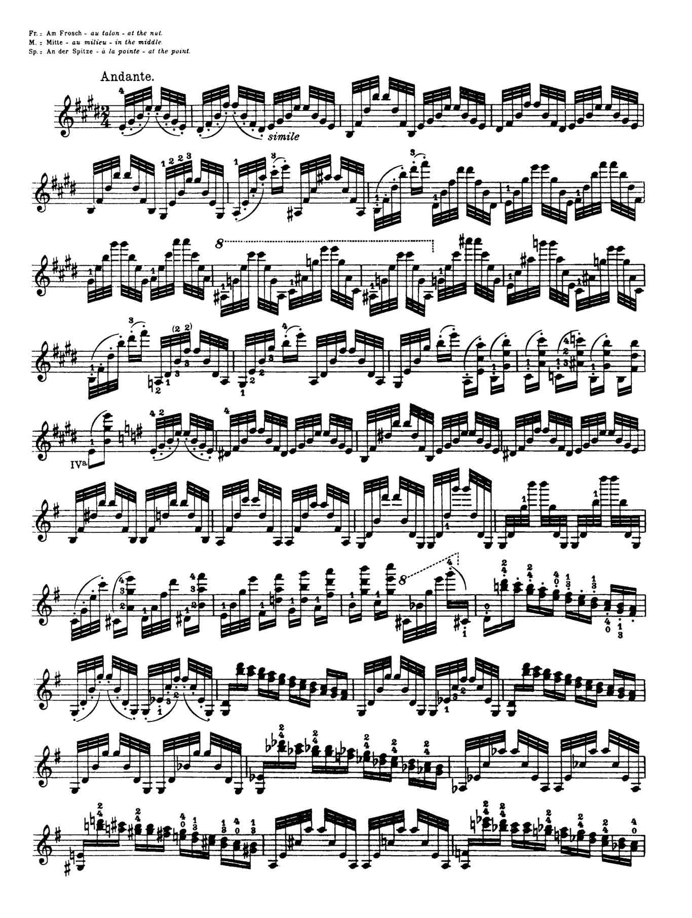 Paganini Violín Capricho 1-sheet music 1