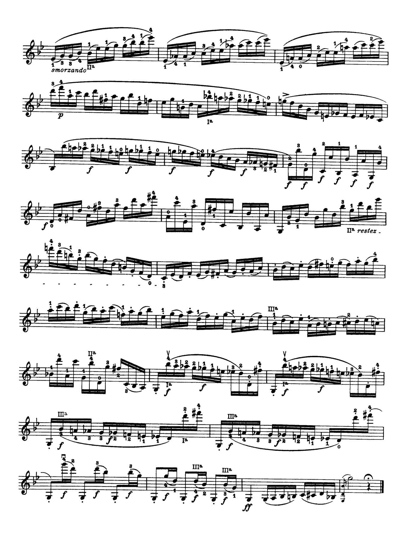 Paganini Violin Caprice 16-sheet music 2