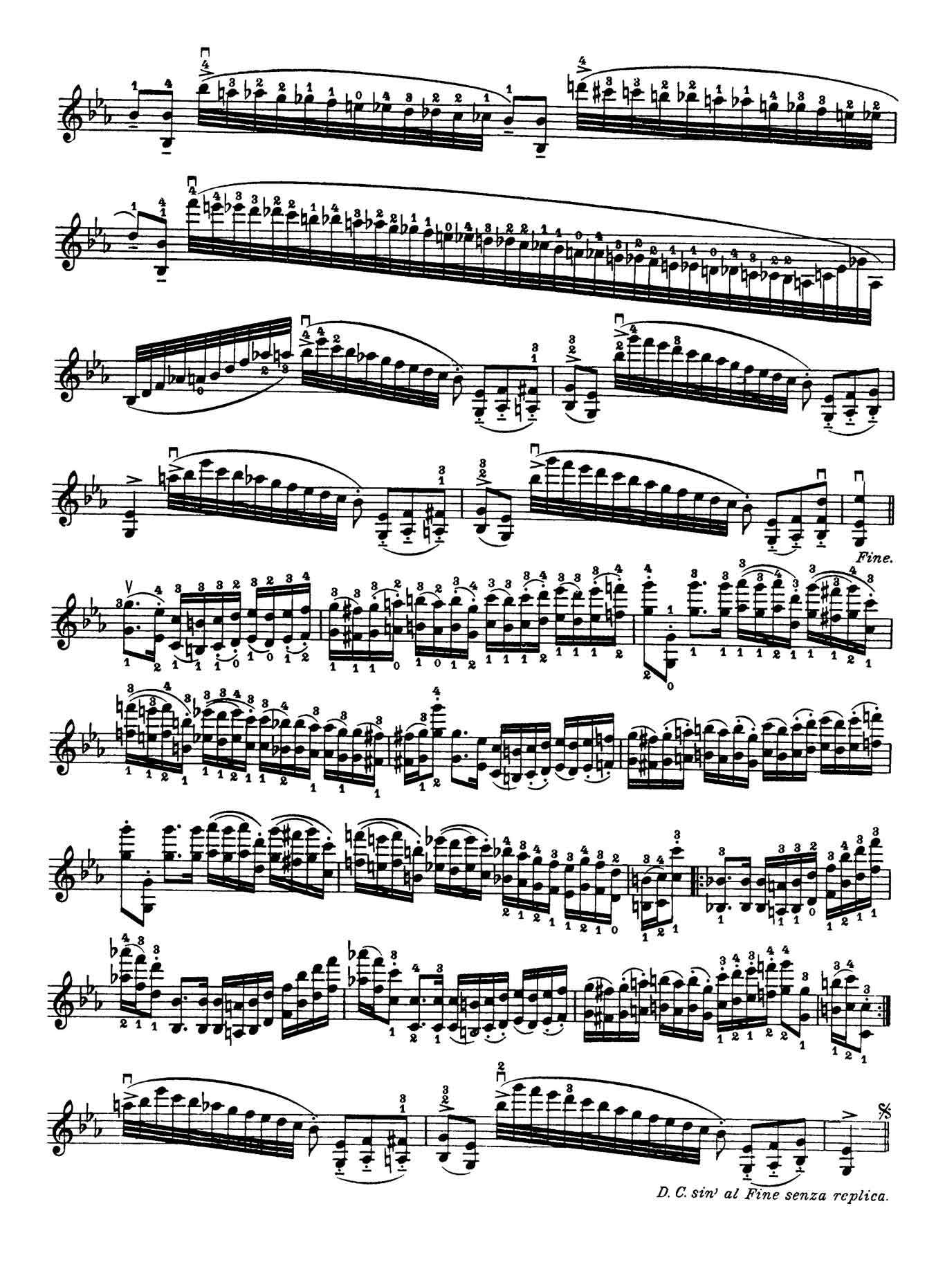 Paganini Violin Caprice 17-sheet music 2